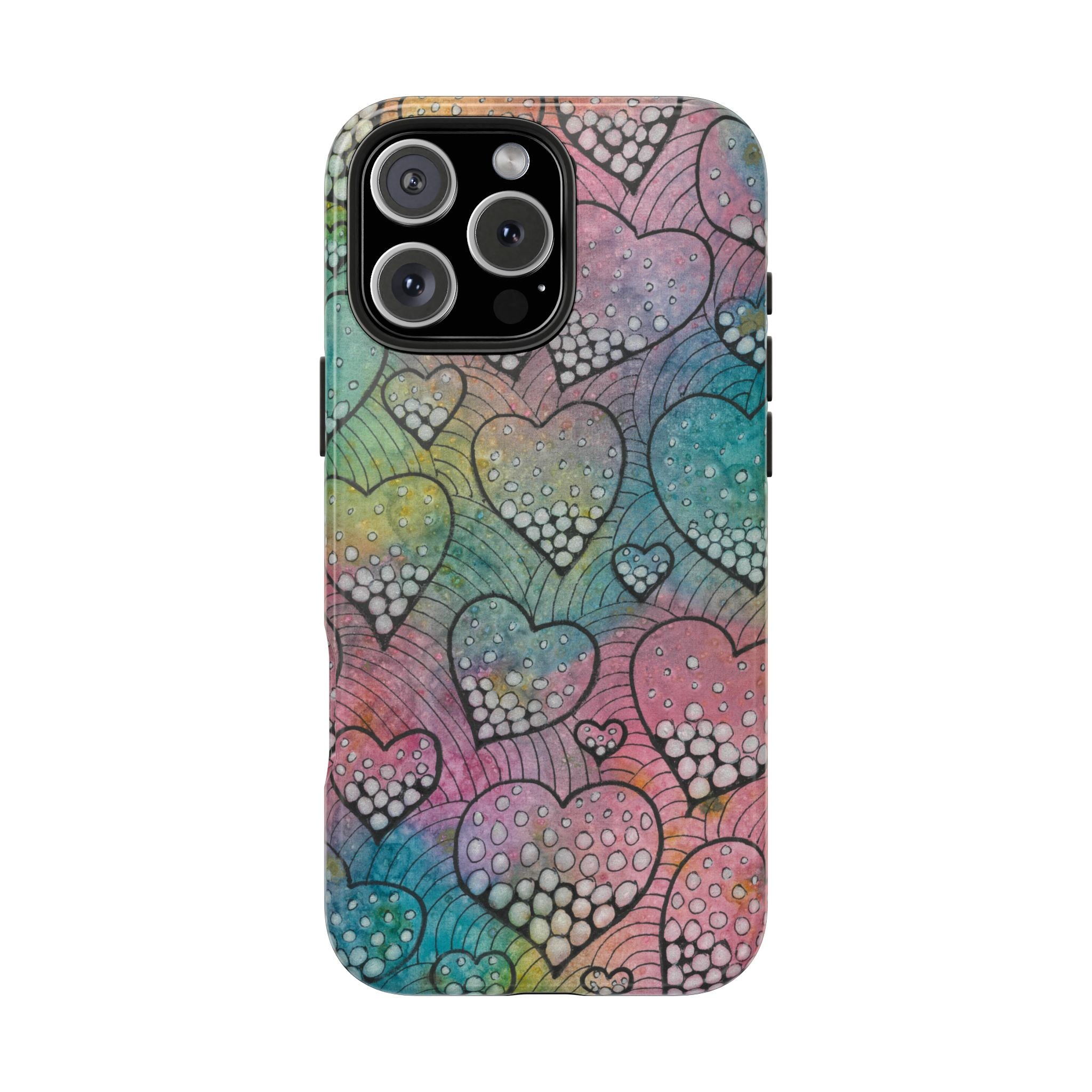 Tough Phone Case - All iPhones and Samsung Galaxys - Exciting Abstract Design #97 What's Love Got To Do With It