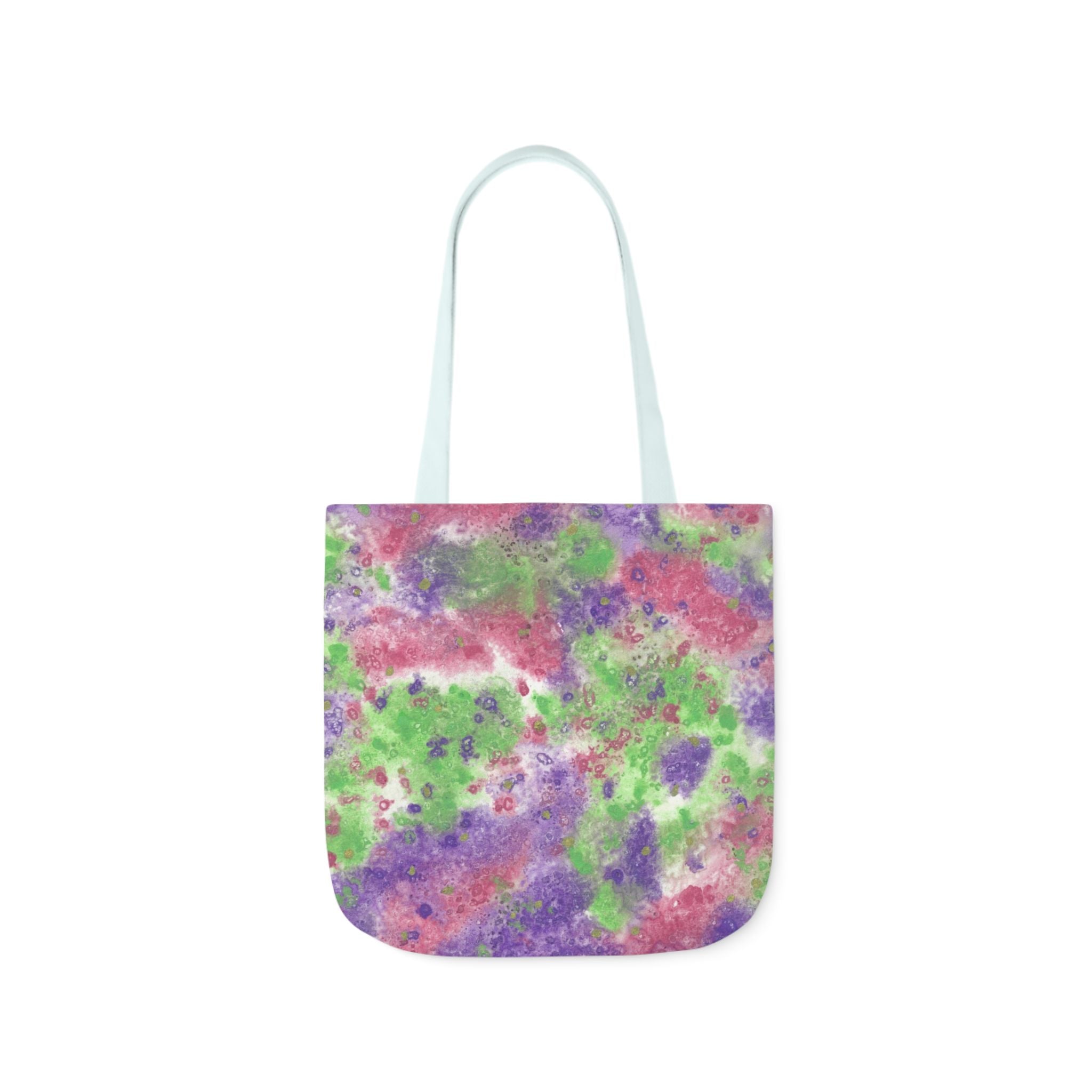Canvas Tote Bags, Colourful Abstract Designs, 5-Color Straps, 3 Sizes.  For Family and friends or a Special Gift #100 Immortal Being