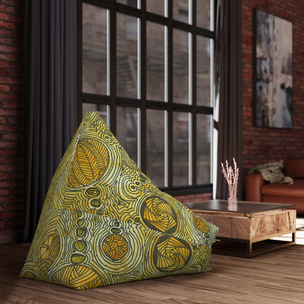 Bean Bag Chair Covers For Indoor & Outdoor - 2 Sizes - Exciting Abstract Design #38 The Conversationalist