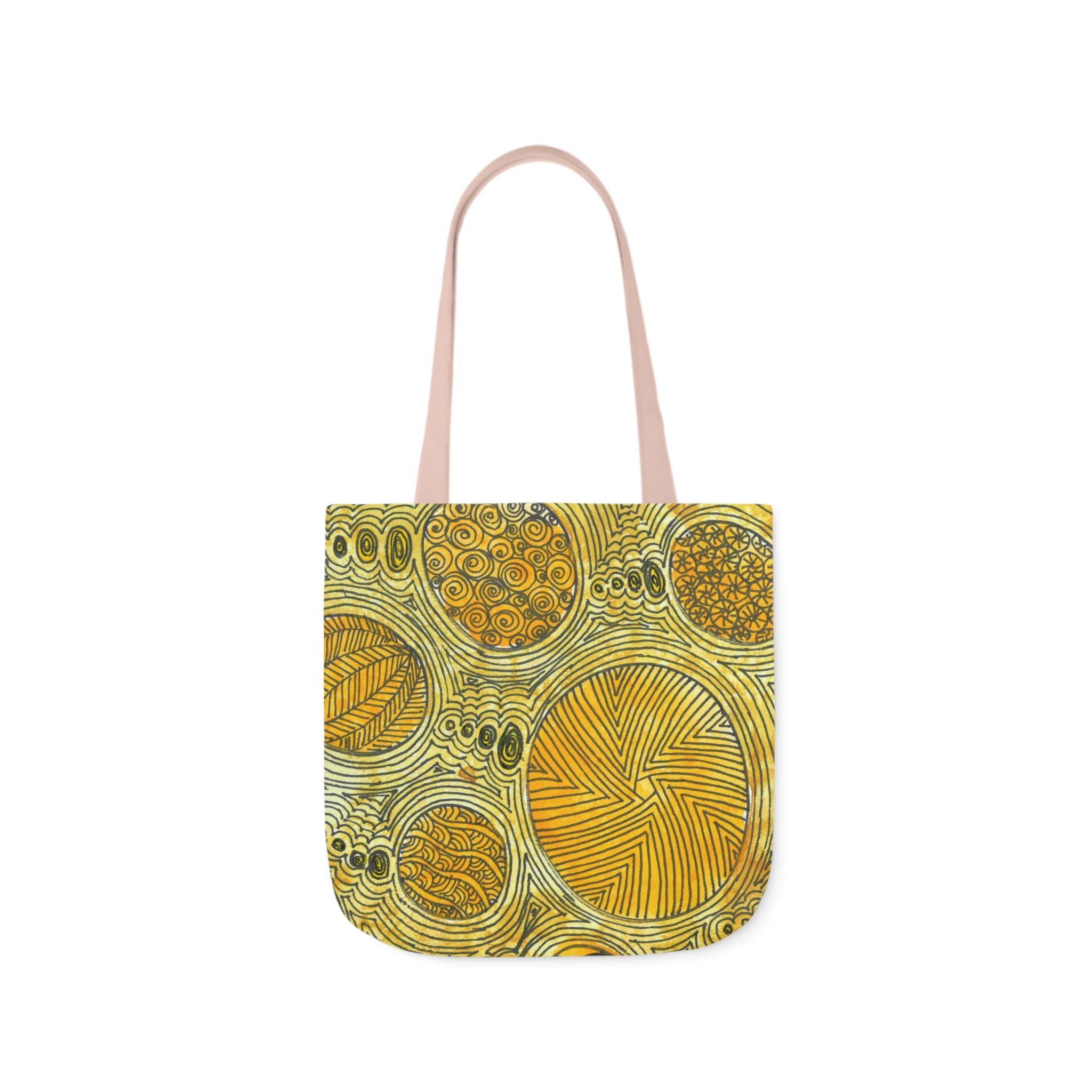Canvas Tote Bags, Colourful Abstract Designs, 5-Color Straps, 3 Sizes.  For Family and friends or a Special Gift #38 The Conversationalist