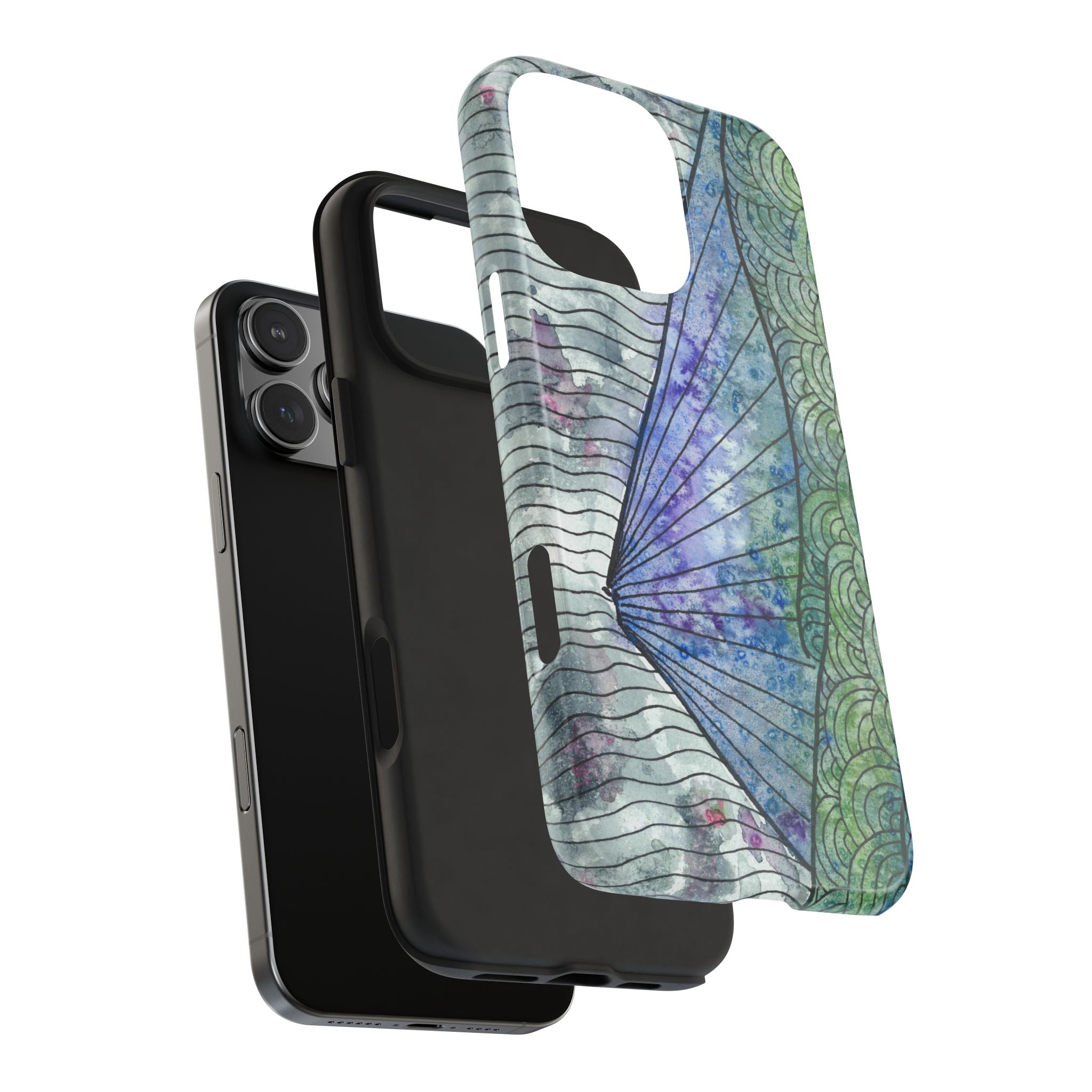 Tough Phone Case - All iPhones and Samsung Galaxys - Exciting Abstract Design #90 Rtanj Pyramid - Serbia