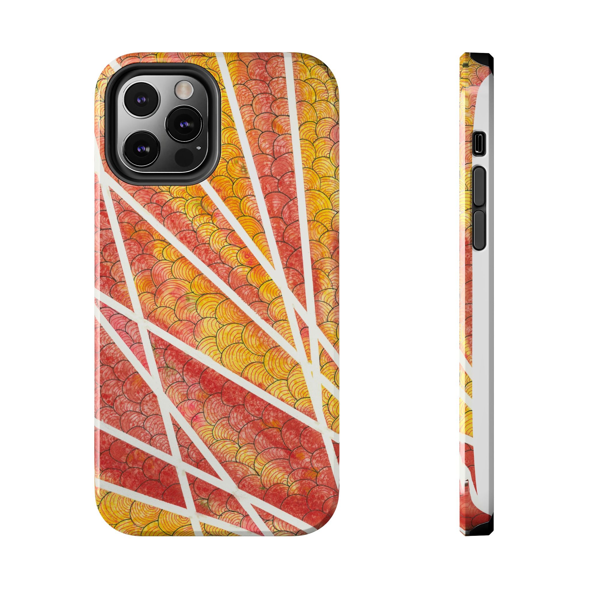 Tough Phone Case - All iPhones and Samsung Galaxys - Exciting Abstract Design #67 Max Mimosa