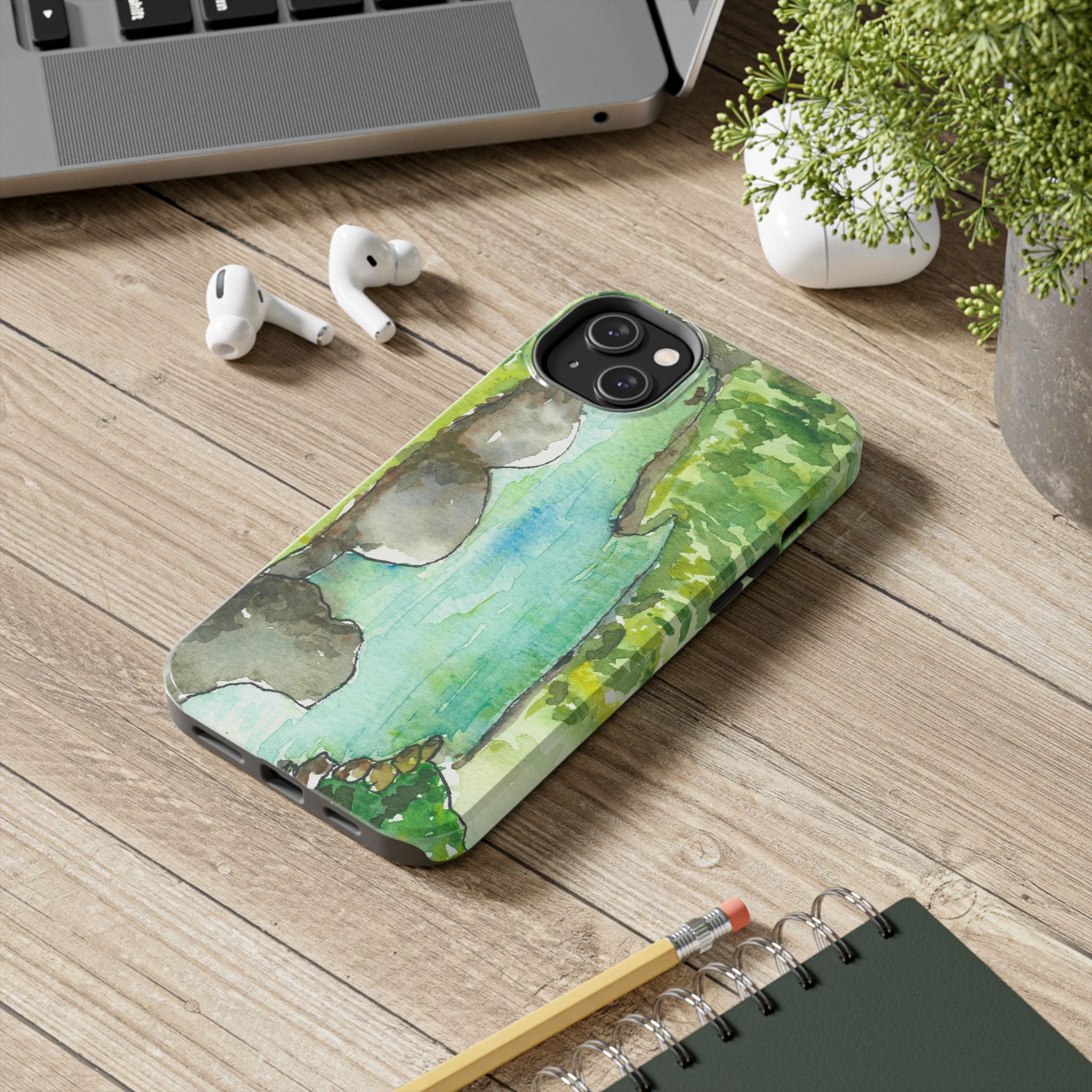 Tough Phone Case - All iPhones and Samsung Galaxys - Exciting Abstract Design #88 Tara River - Montenegro