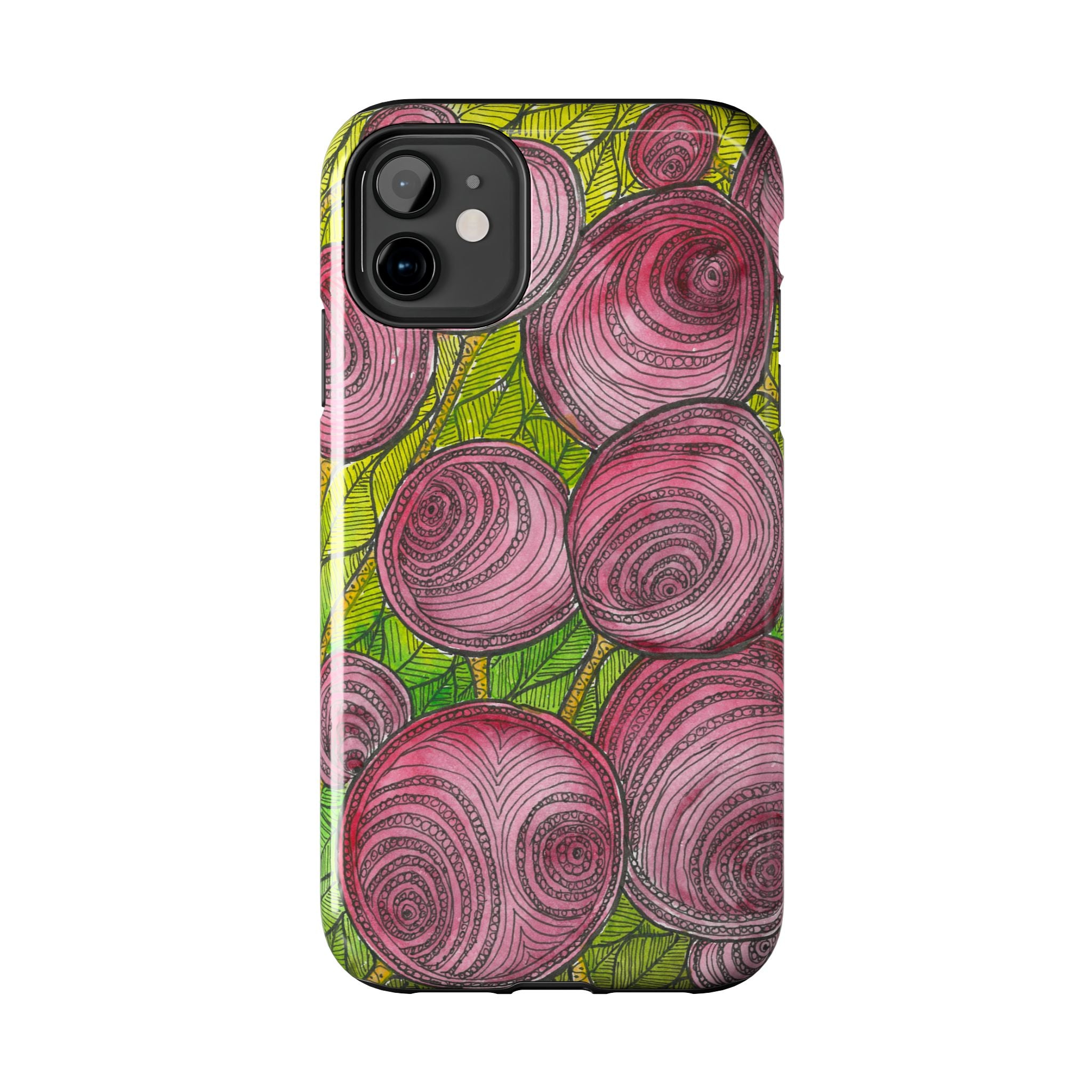 Tough Phone Case - All iPhones and Samsung Galaxys - Exciting Abstract Design #9 Spaced Blossoms