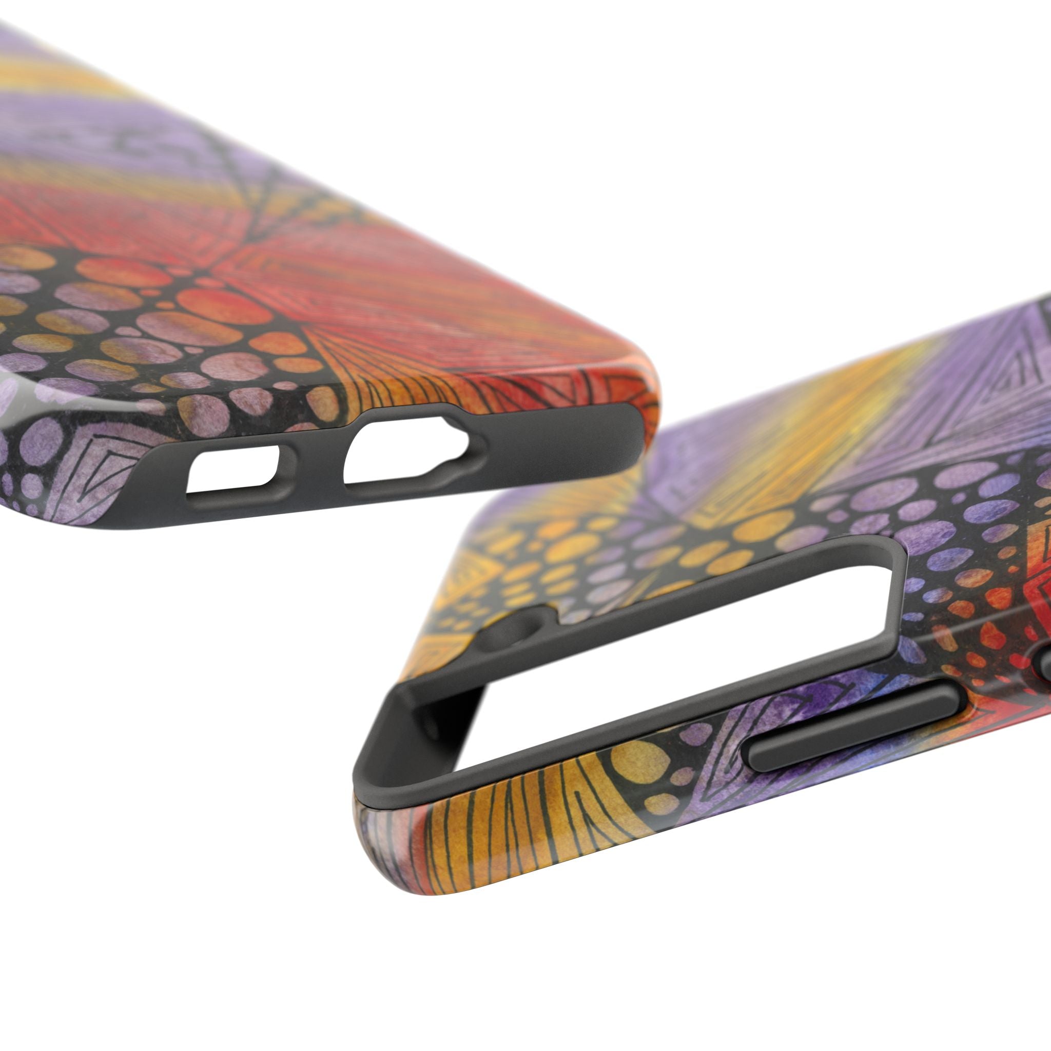Tough Phone Case - All iPhones and Samsung Galaxys - Exciting Abstract Design #82 Fighting Delusions
