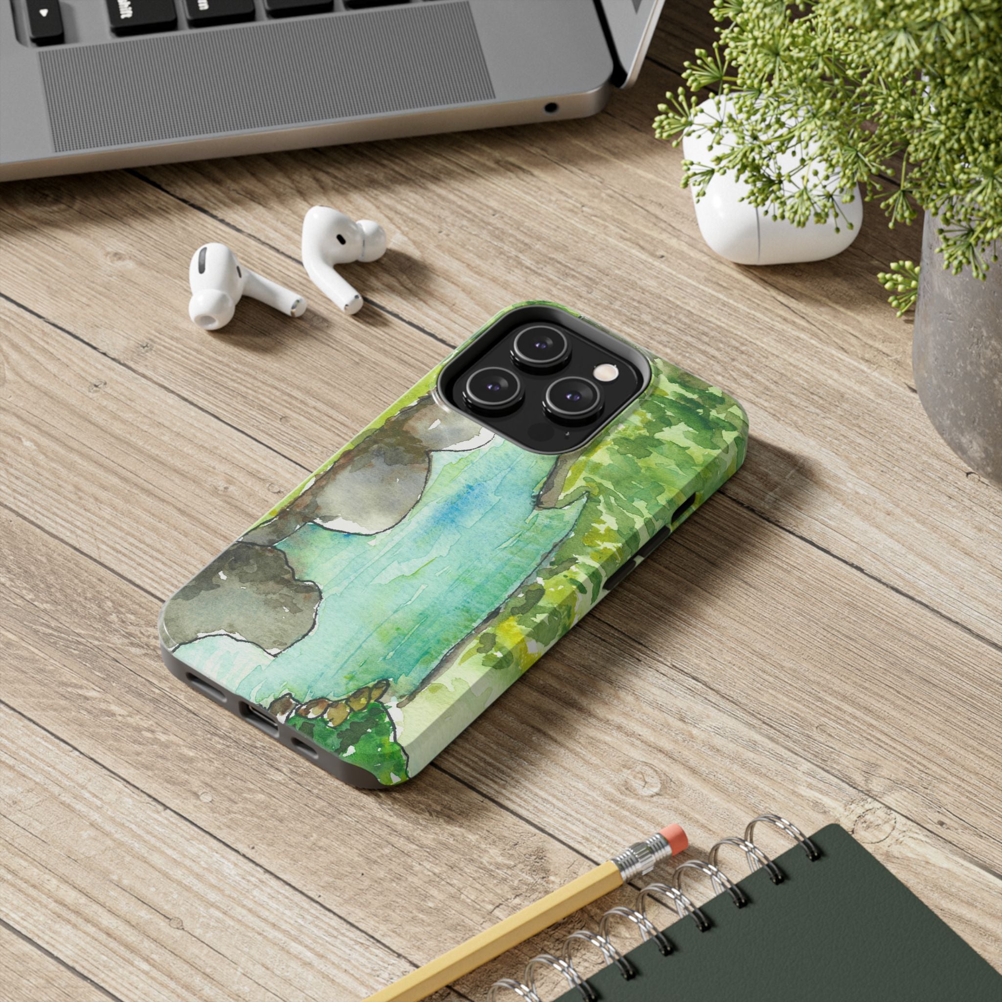 Tough Phone Case - All iPhones and Samsung Galaxys - Exciting Abstract Design #88 Tara River - Montenegro