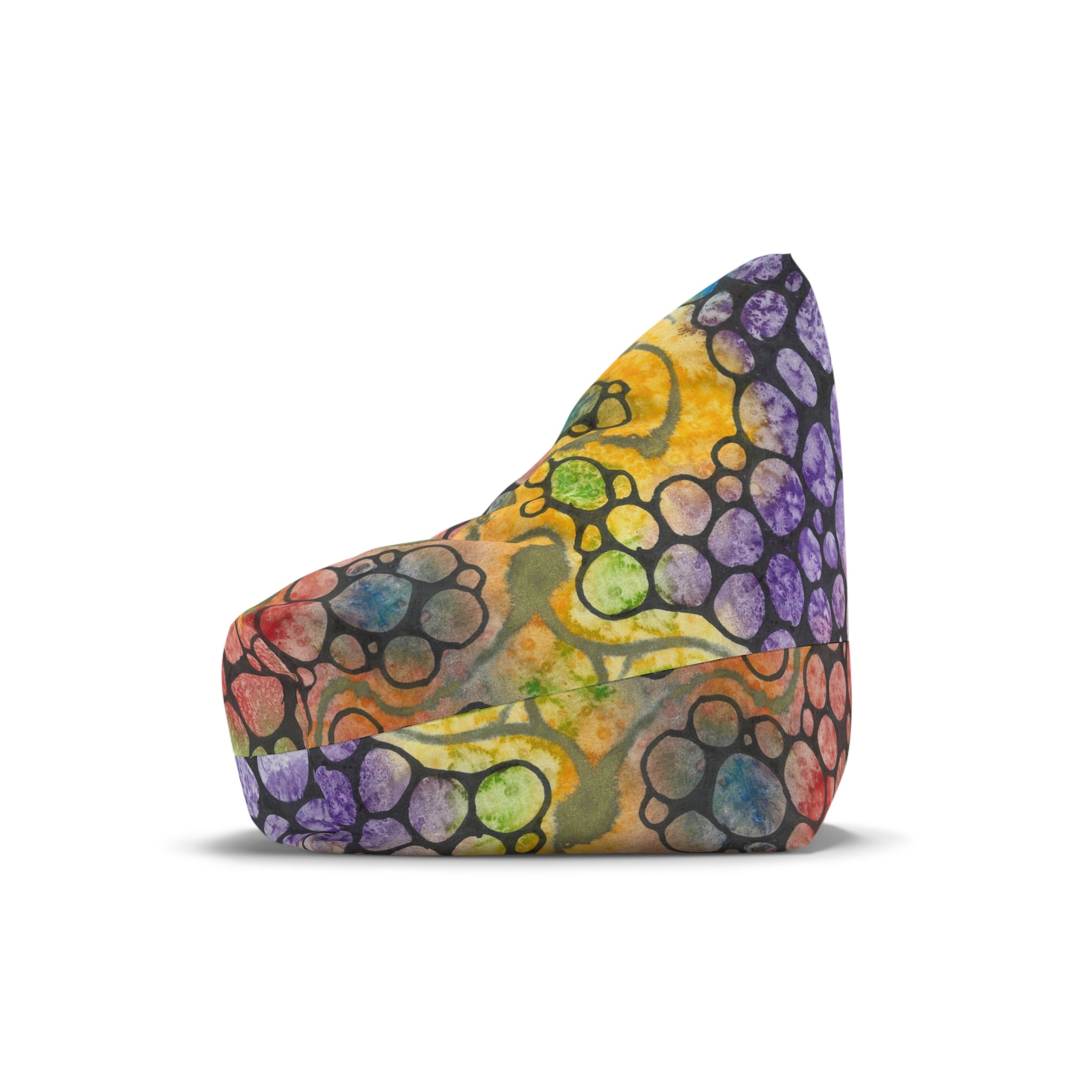 Bean Bag Chair Covers For Indoor & Outdoor - 2 Sizes - Exciting Abstract Design #77 River Of Dreams