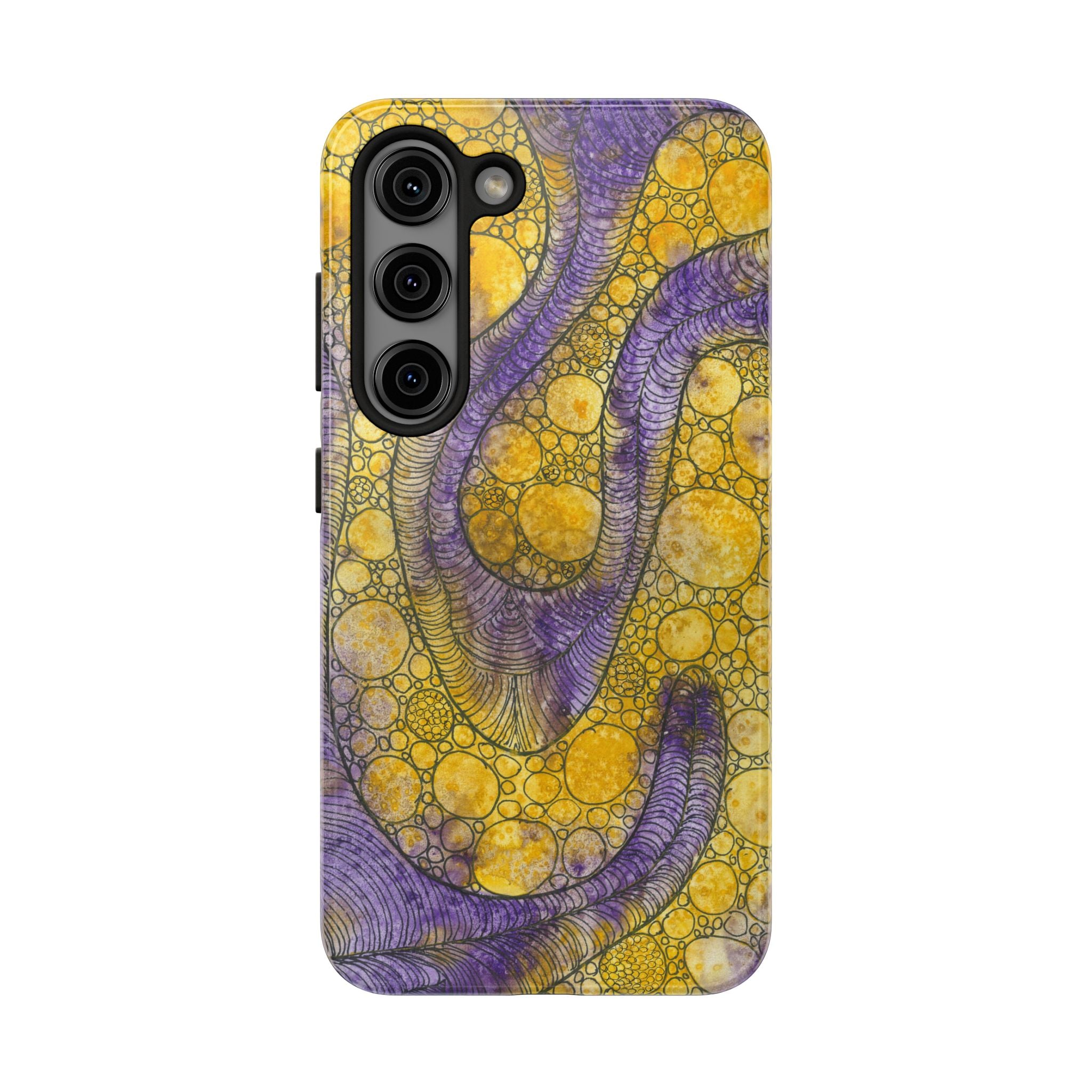 Tough Phone Case - All iPhones and Samsung Galaxys - Exciting Abstract Design #64 Is Now A Good Time?