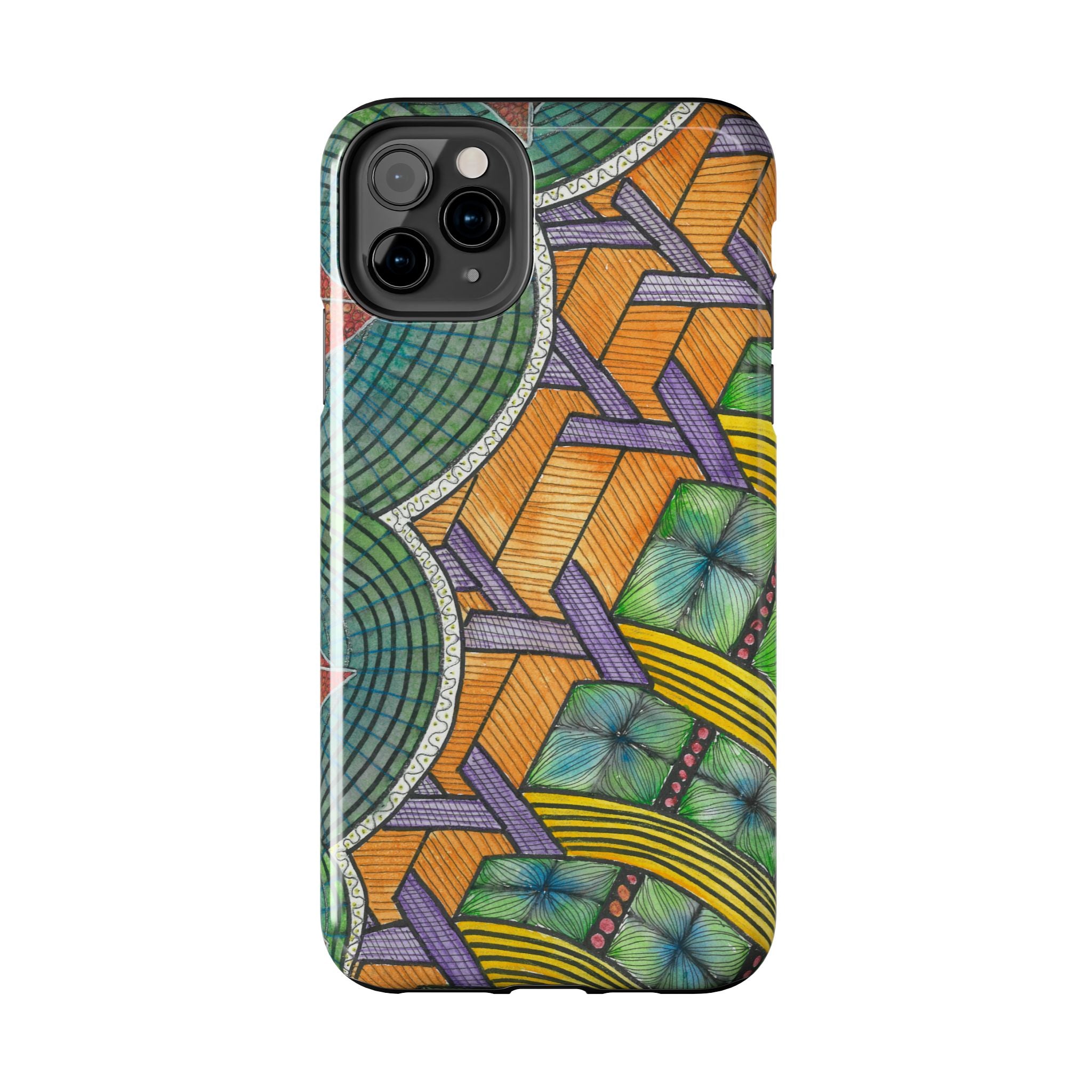 Tough Phone Case - All iPhones and Samsung Galaxys - Exciting Abstract Design #31 T'Eye Land