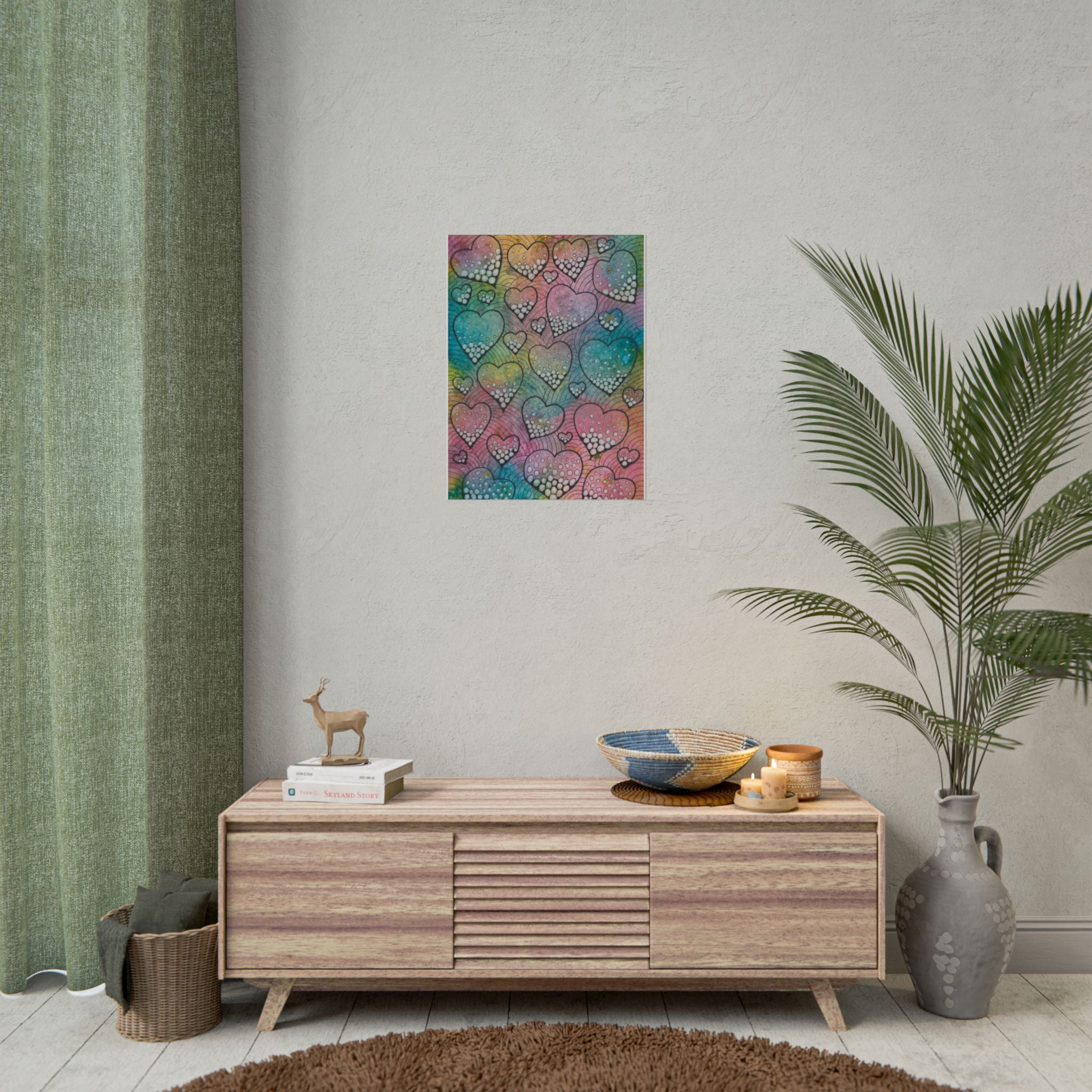 Large Colourful Wall Art, Posters & Prints, For Office, Bedroom or Living Room, or Special Gift #97 What's Love Got To Do With It?