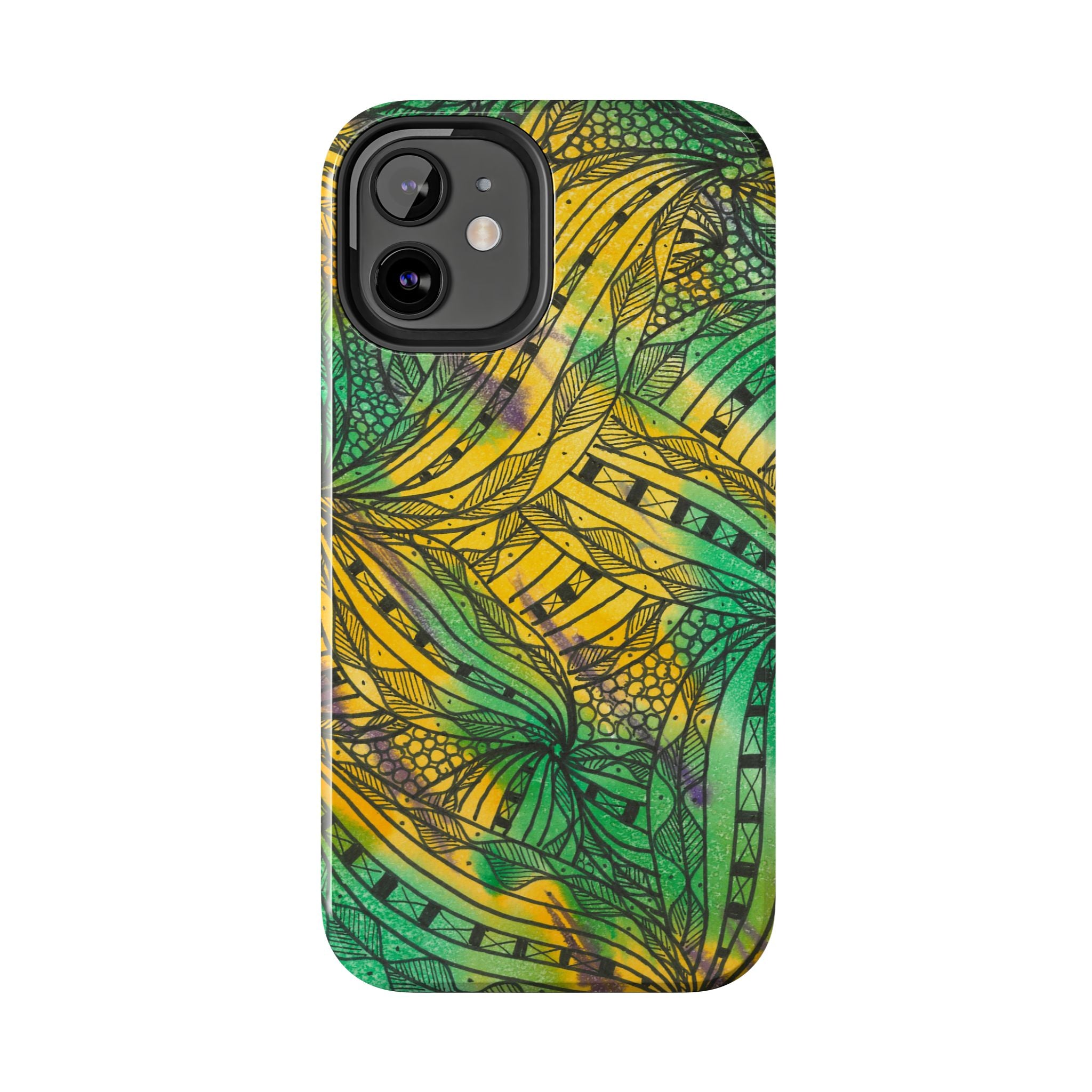 Tough Phone Case - All iPhones and Samsung Galaxys - Exciting Abstract Design #37 Shubbery!