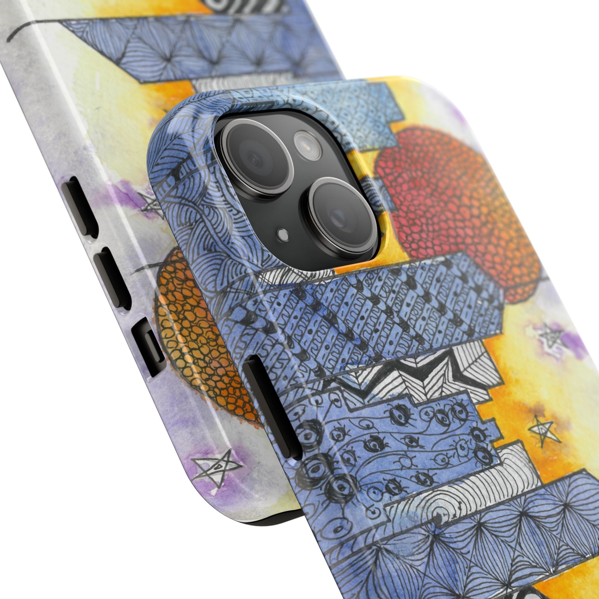 Tough Phone Case - All iPhones and Samsung Galaxys - Exciting Abstract Design #5 In The Shadows