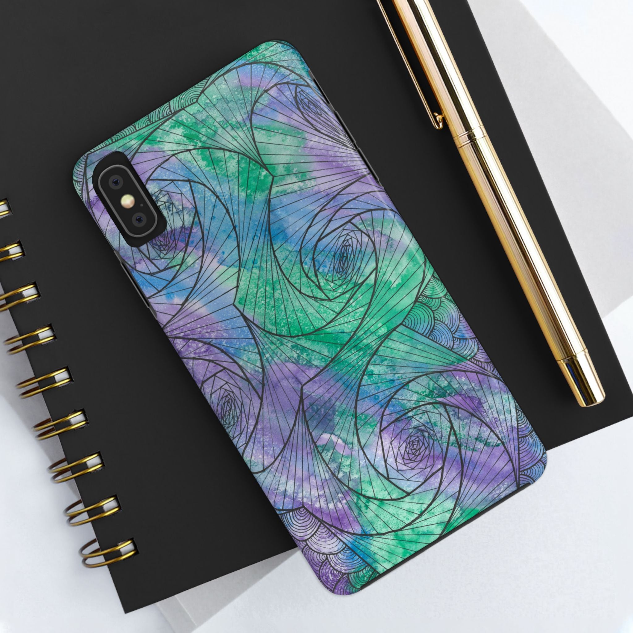 Tough Phone Case - All iPhones and Samsung Galaxys - Exciting Abstract Design  #50 If Not Now When