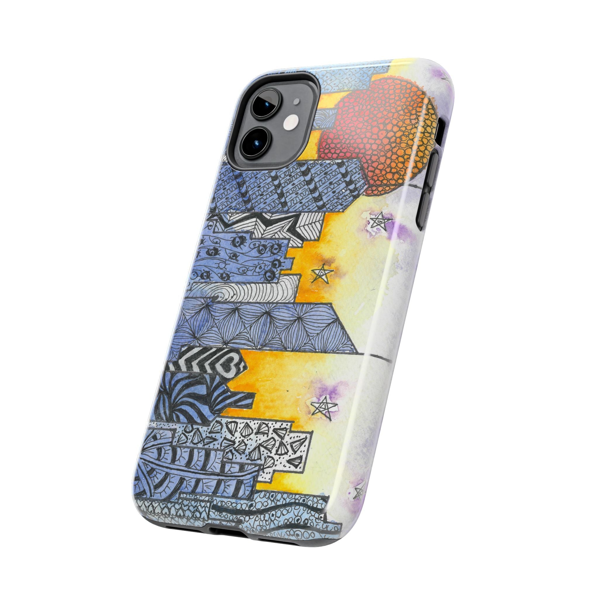 Tough Phone Case - All iPhones and Samsung Galaxys - Exciting Abstract Design #5 In The Shadows