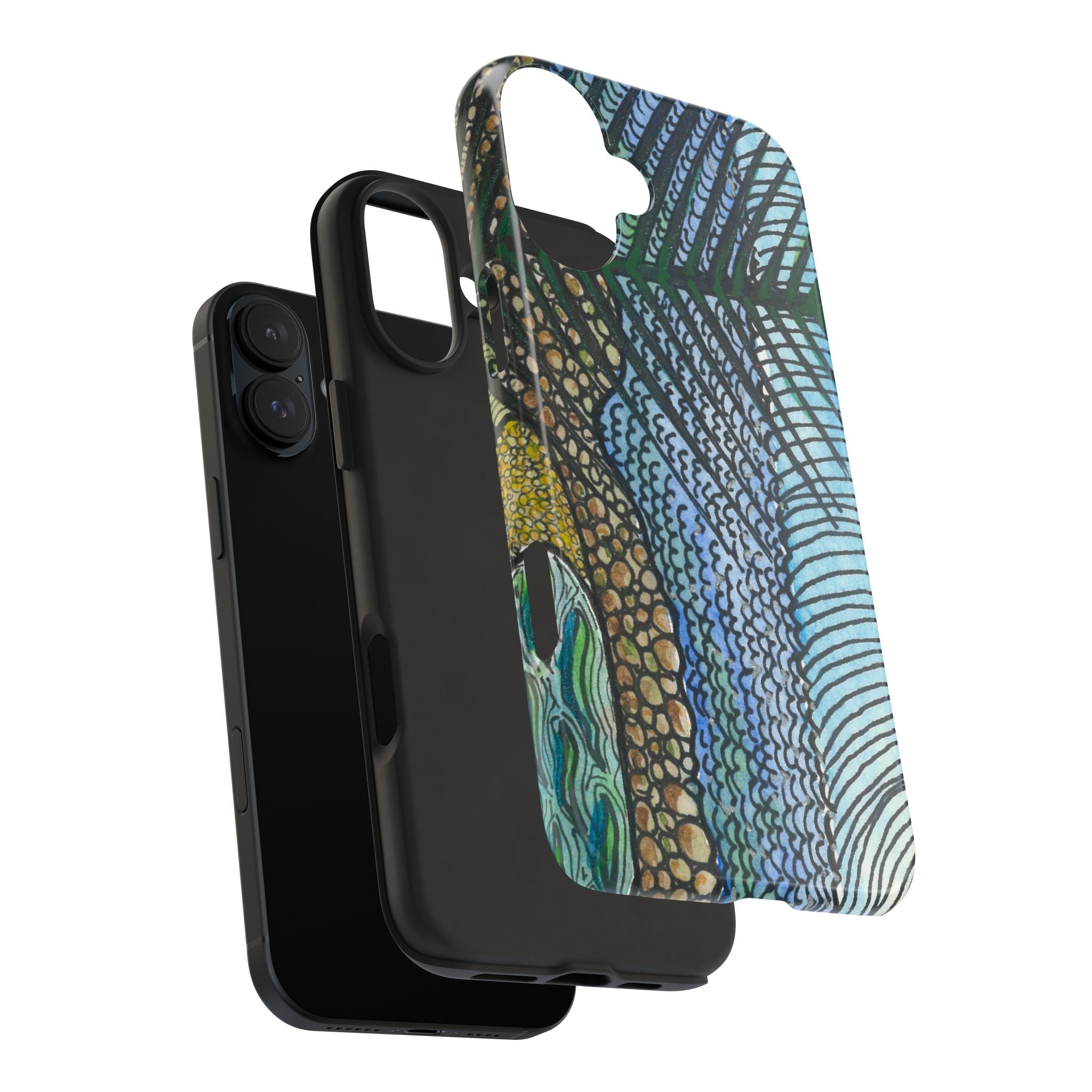 Tough Phone Case - All iPhones and Samsung Galaxys - Exciting Abstract Design #47 Cottesloe