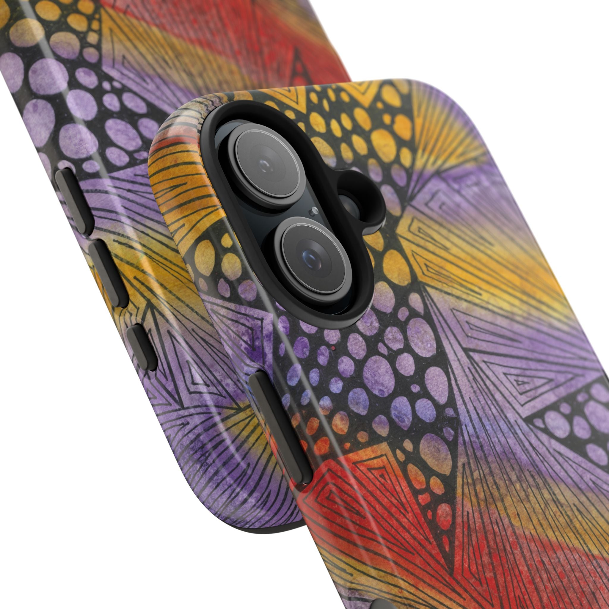 Tough Phone Case - All iPhones and Samsung Galaxys - Exciting Abstract Design #82 Fighting Delusions