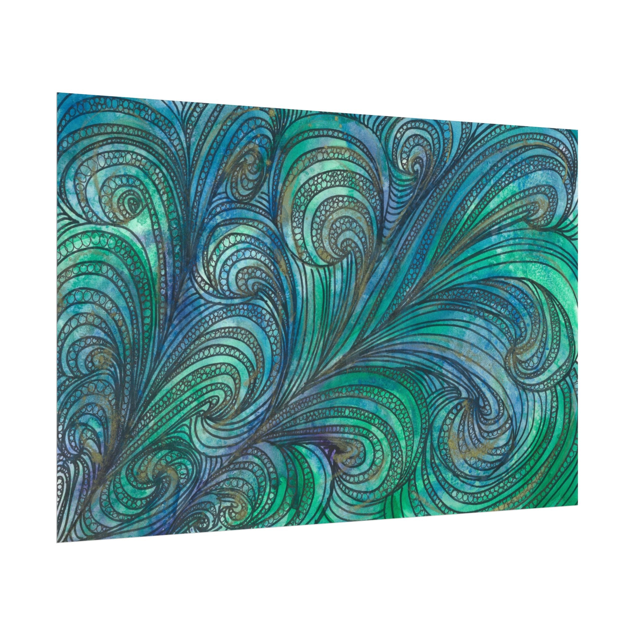 Large Colourful Wall Art, Posters & Prints, For Office, Bedroom or Living Room, or Special Gift #71 Call Of The Sea