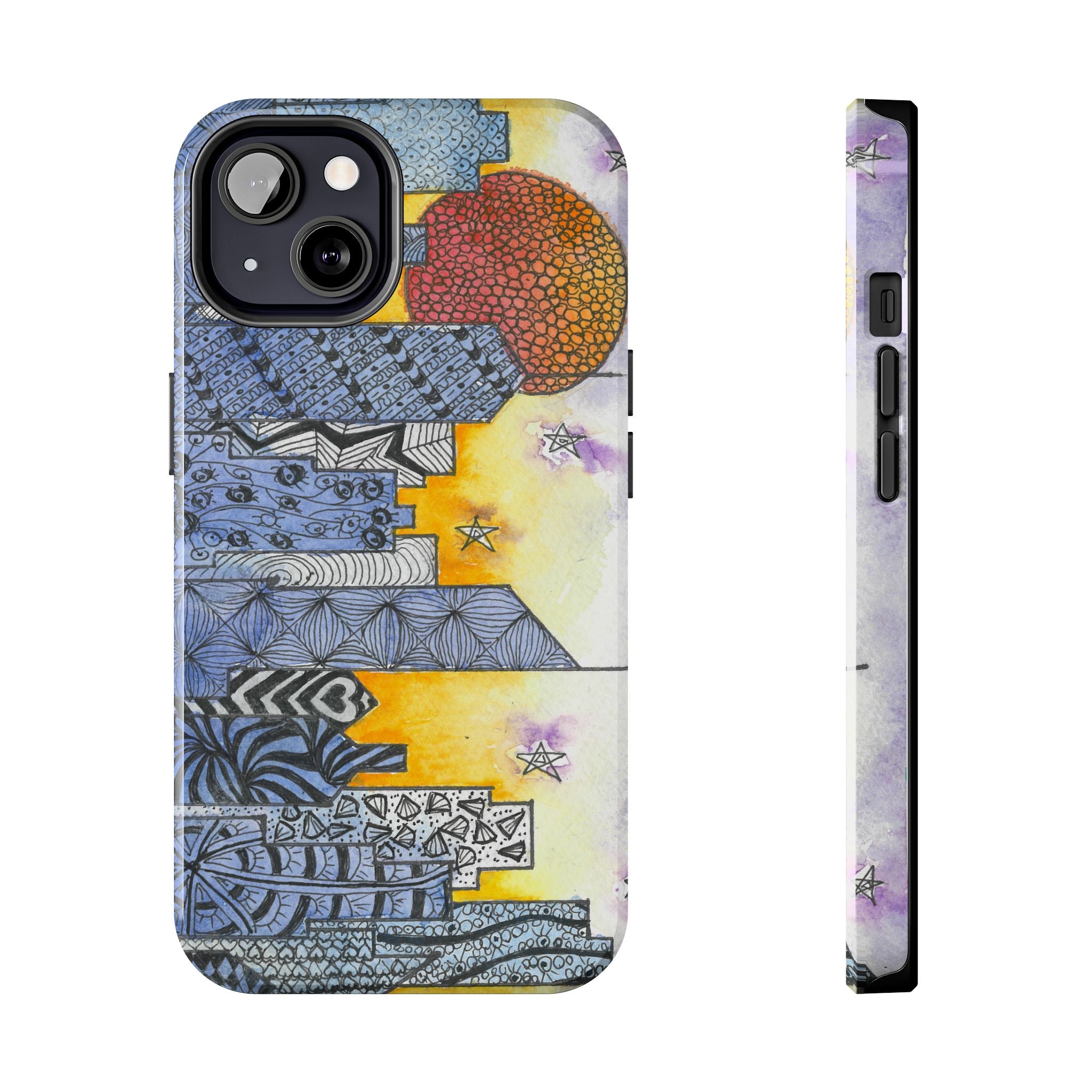 Tough Phone Case - All iPhones and Samsung Galaxys - Exciting Abstract Design #5 In The Shadows