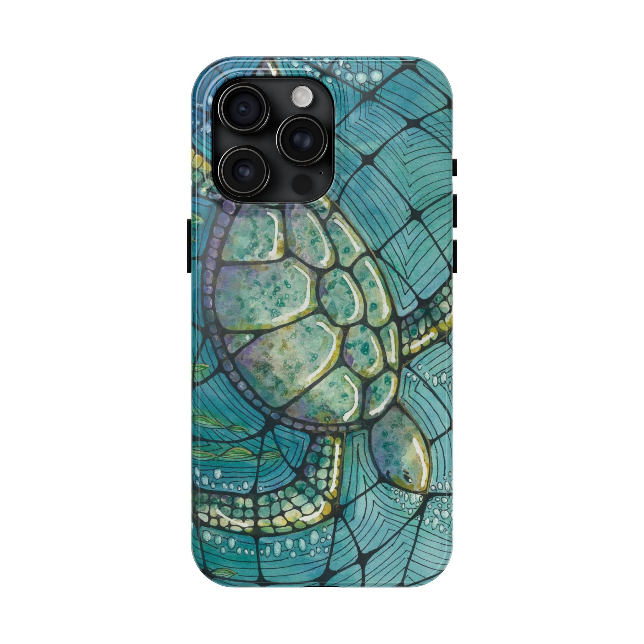 Tough Phone Case - All iPhones and Samsung Galaxys - Exciting Abstract Design #73 Turtling Along