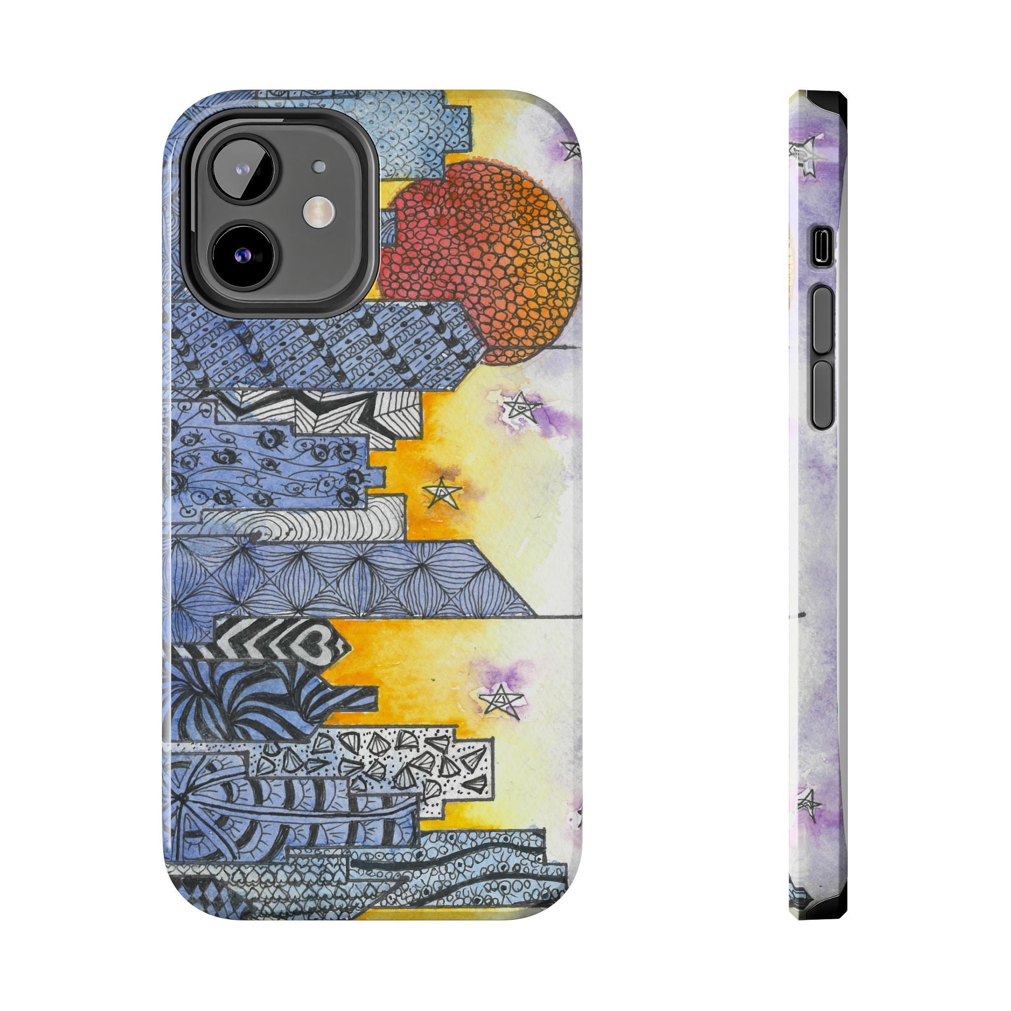 Tough Phone Case - All iPhones and Samsung Galaxys - Exciting Abstract Design #5 In The Shadows
