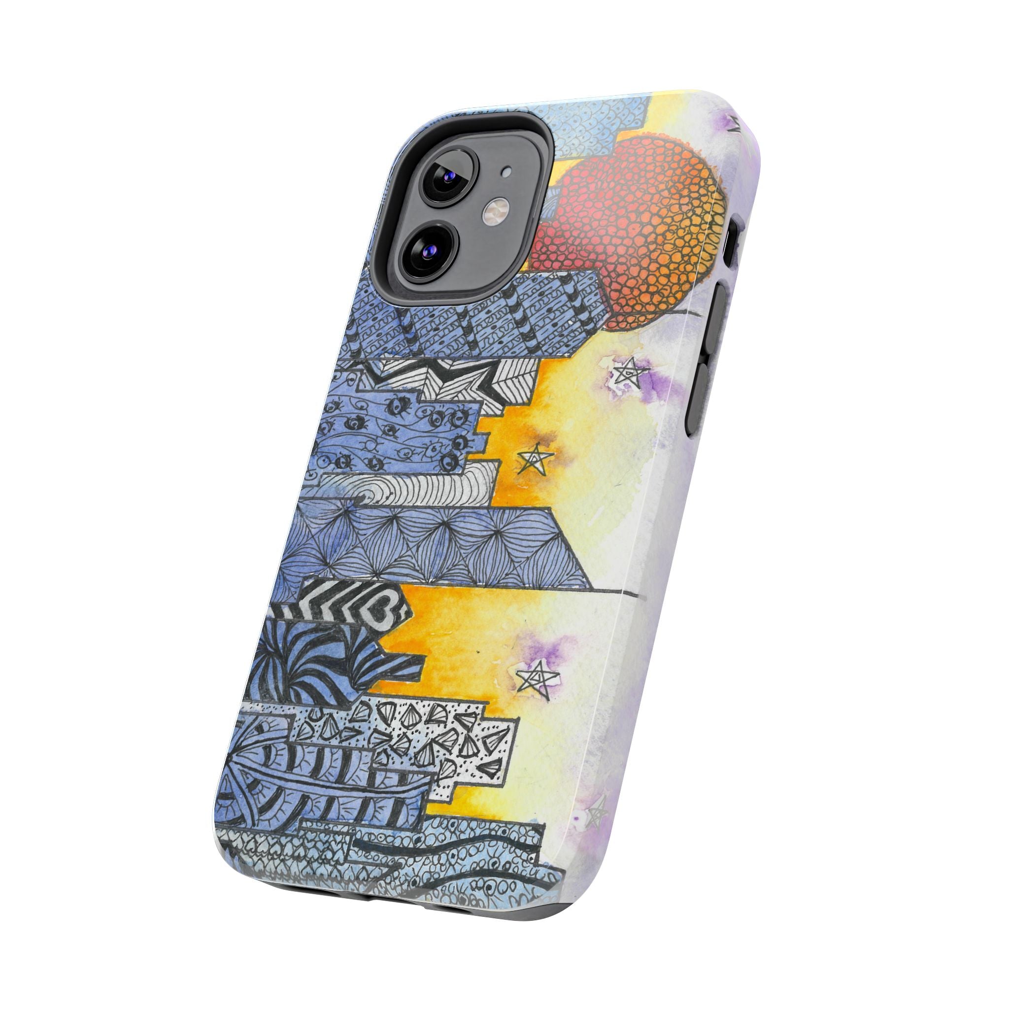 Tough Phone Case - All iPhones and Samsung Galaxys - Exciting Abstract Design #5 In The Shadows
