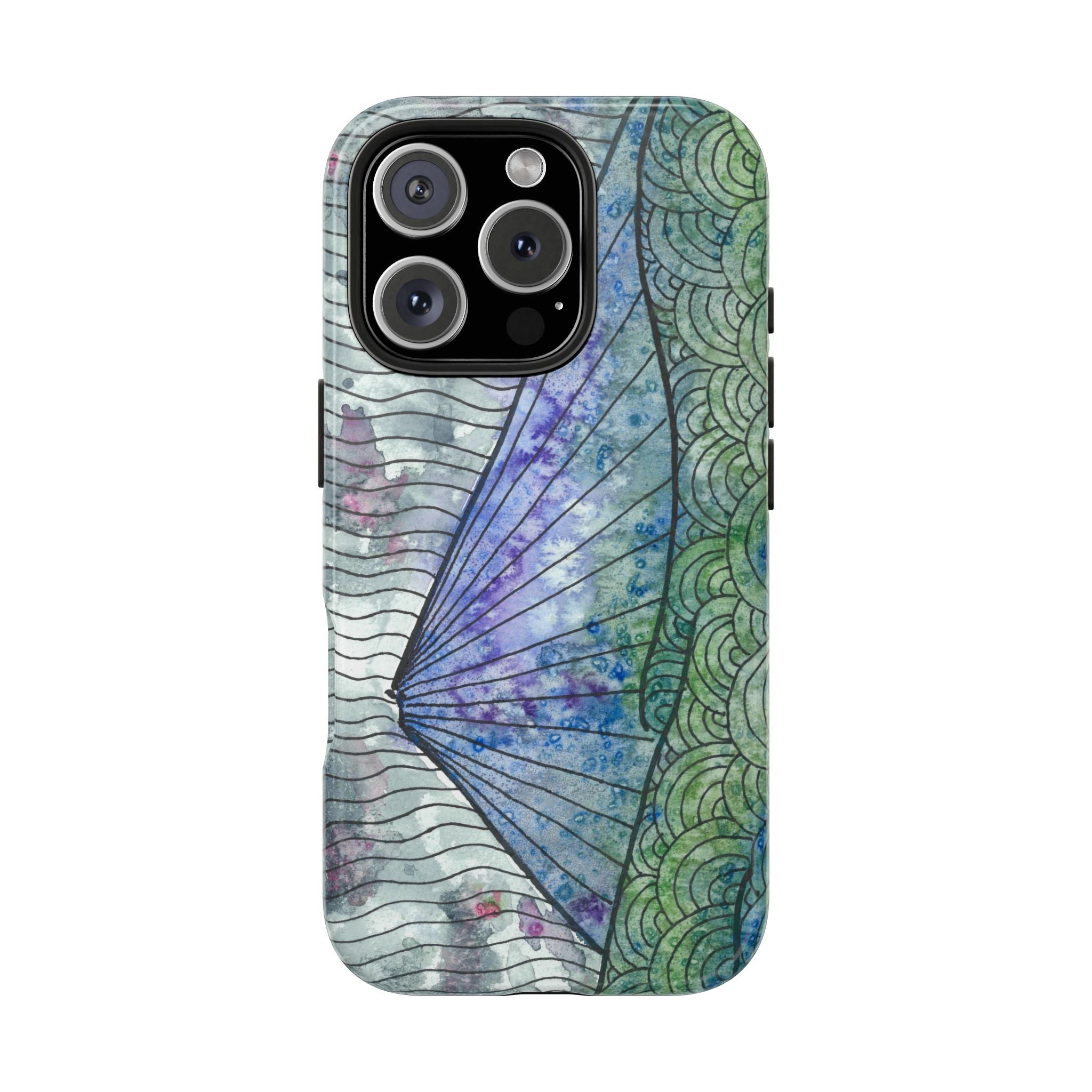 Tough Phone Case - All iPhones and Samsung Galaxys - Exciting Abstract Design #90 Rtanj Pyramid - Serbia