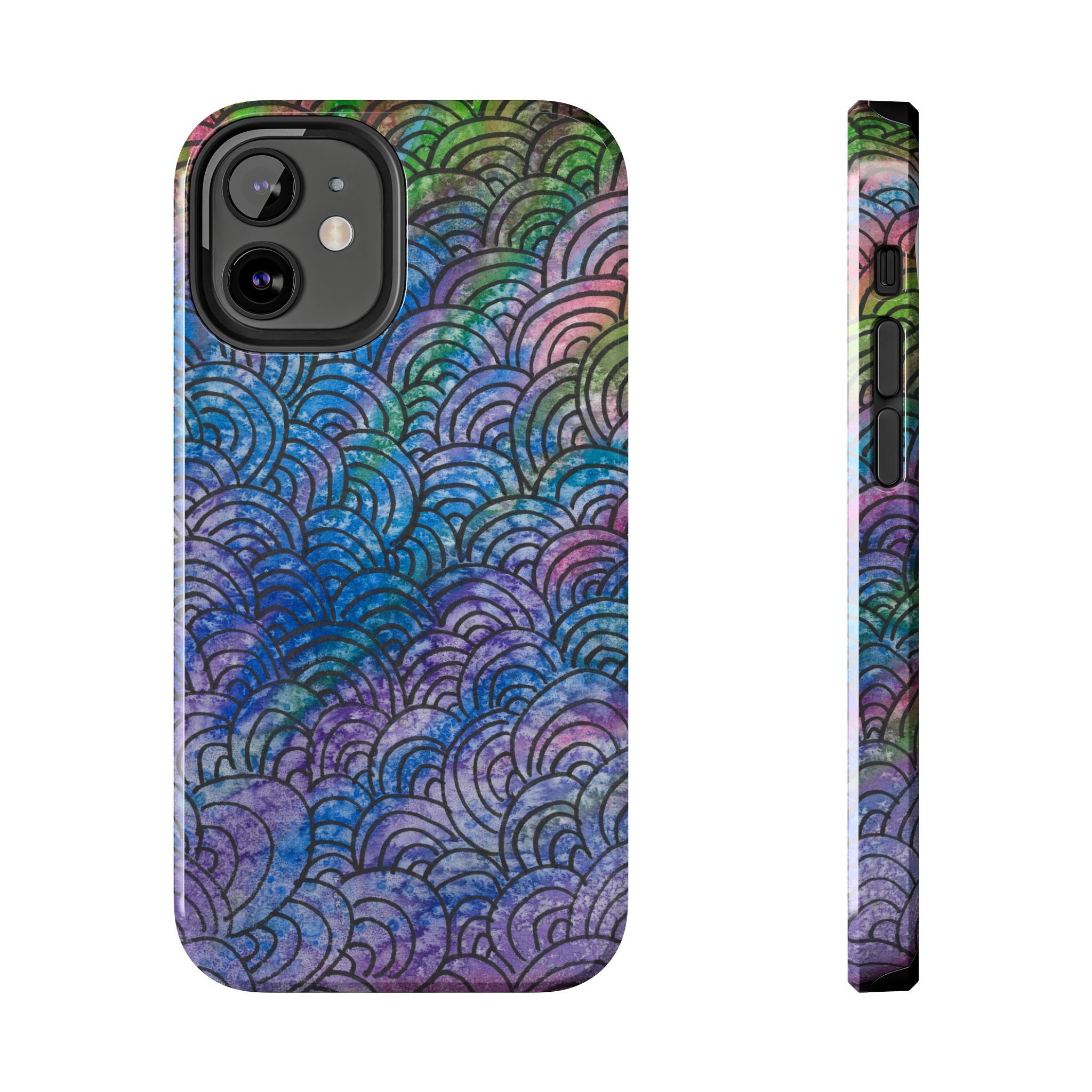 Tough Phone Case - All iPhones and Samsung Galaxys - Exciting Abstract Design #84 Ah! The Past