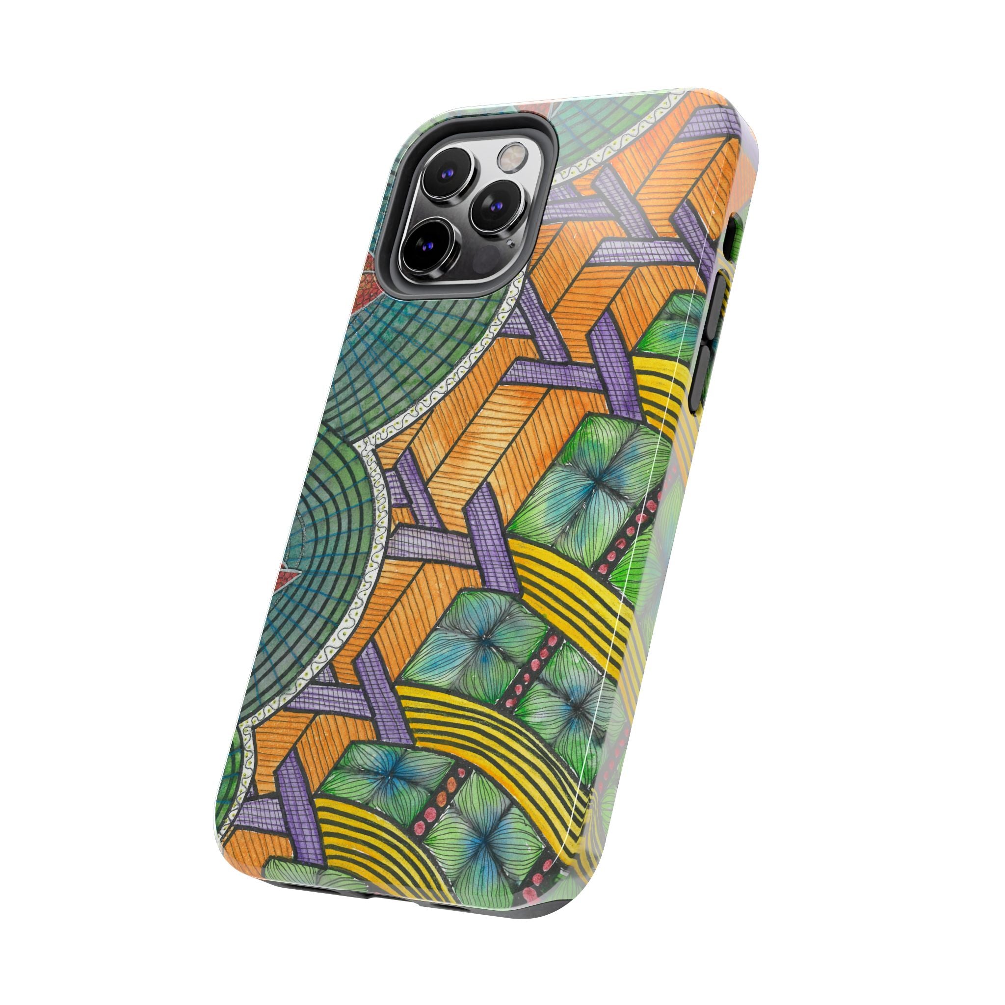 Tough Phone Case - All iPhones and Samsung Galaxys - Exciting Abstract Design #31 T'Eye Land