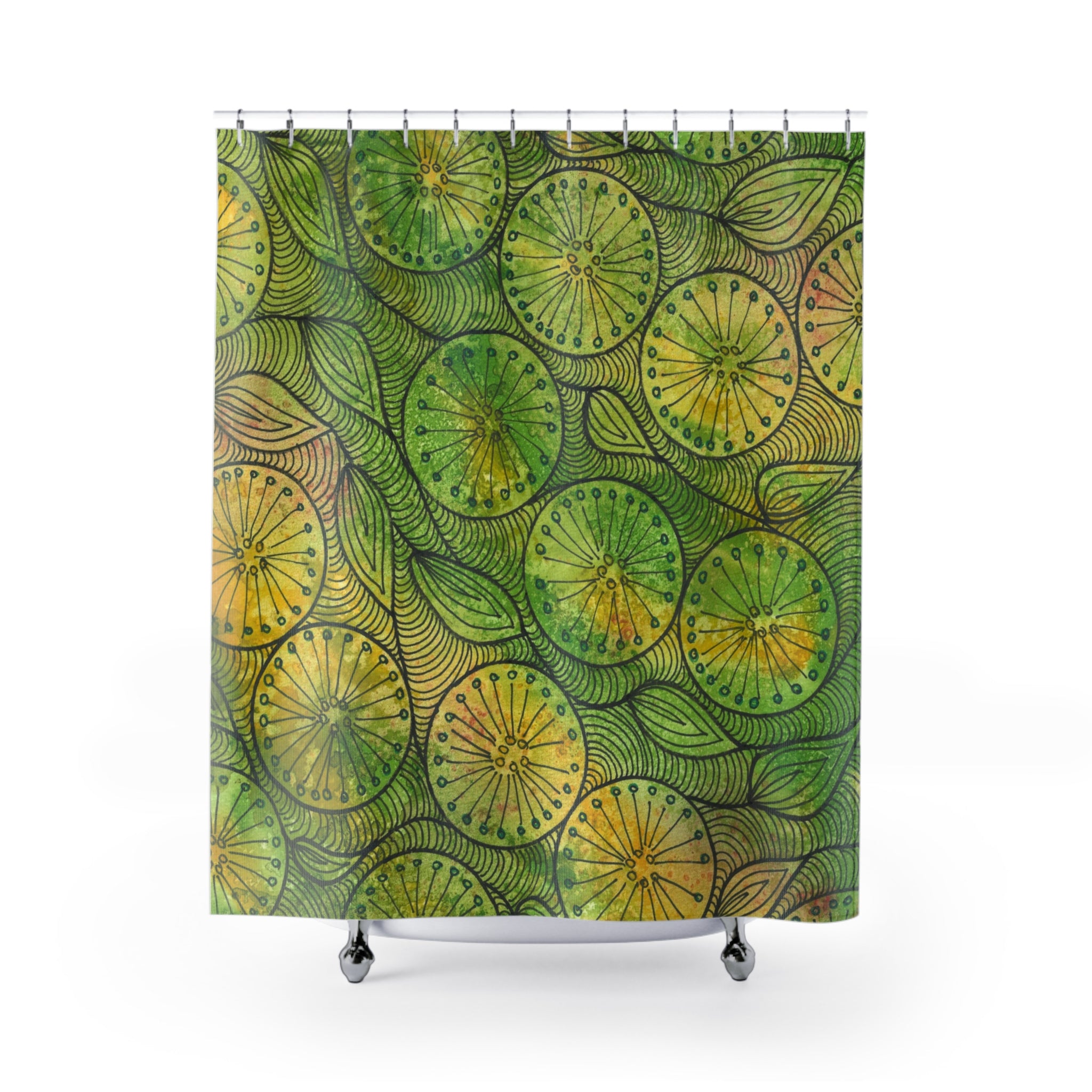 Beautiful Shower Curtains to Refresh Your Bathroom. Colourful Abstract Designs. Perfect For Your Bathroom or Special House-Warming Gift #63 Margarita Mondays