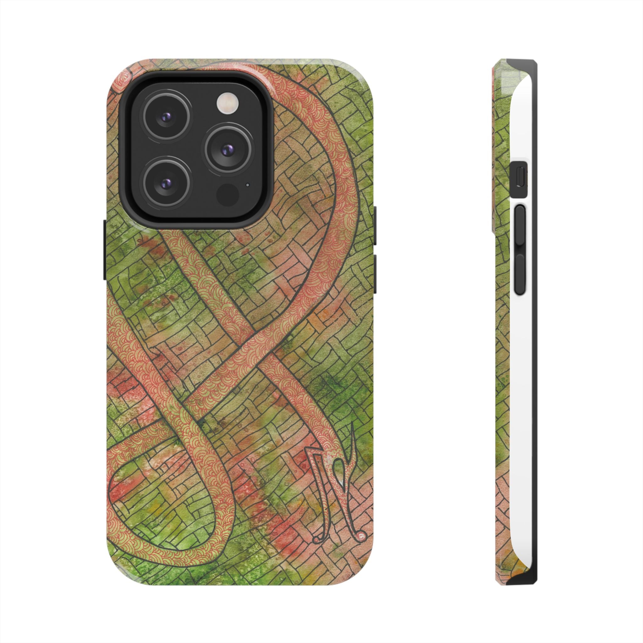 Tough Phone Case - All iPhones and Samsung Galaxys - Exciting Abstract Design #57 Celtic Flavours