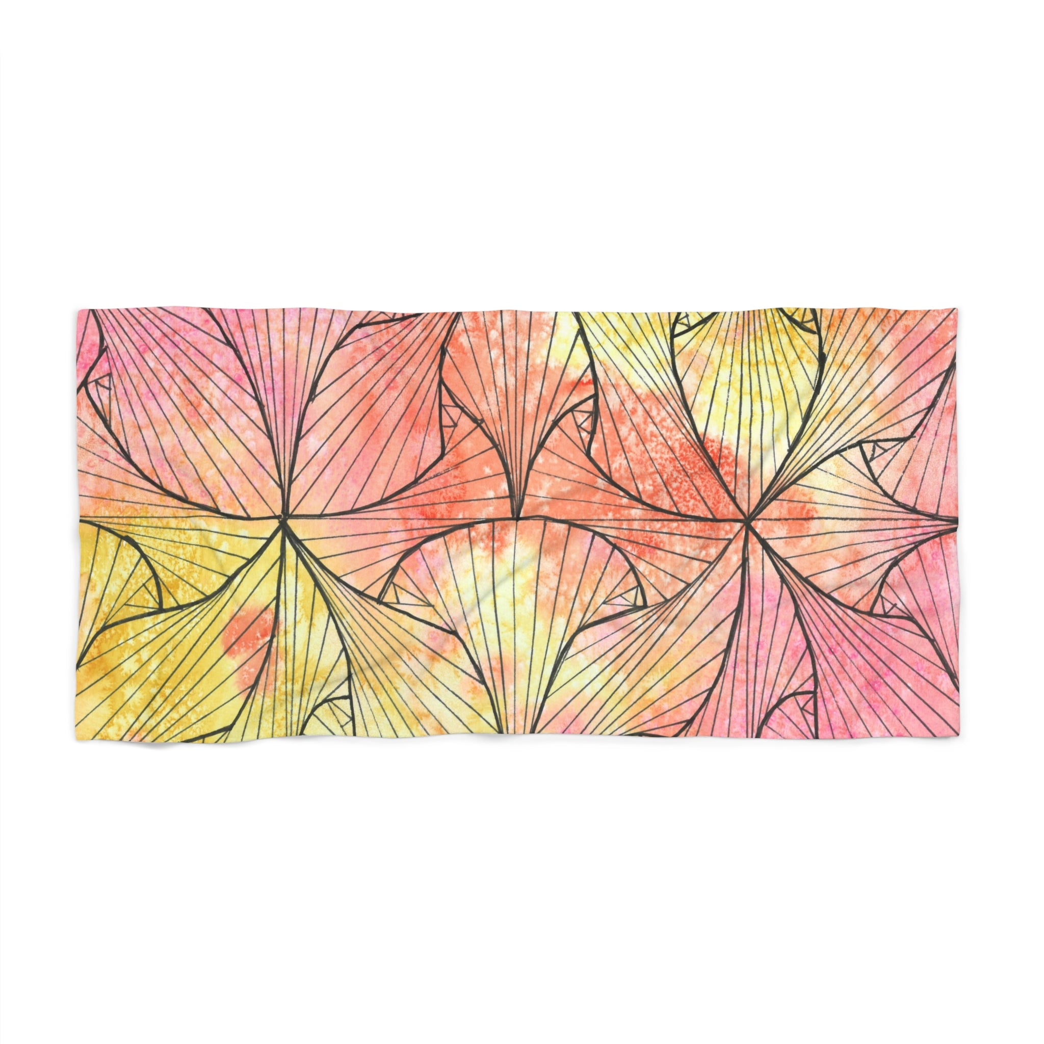 Colourful Abstract Beach Towels, Cotton Loop backing for Durability, 2 Sizes.  For Family and friends or a Special Gift #39 Impossible They Said