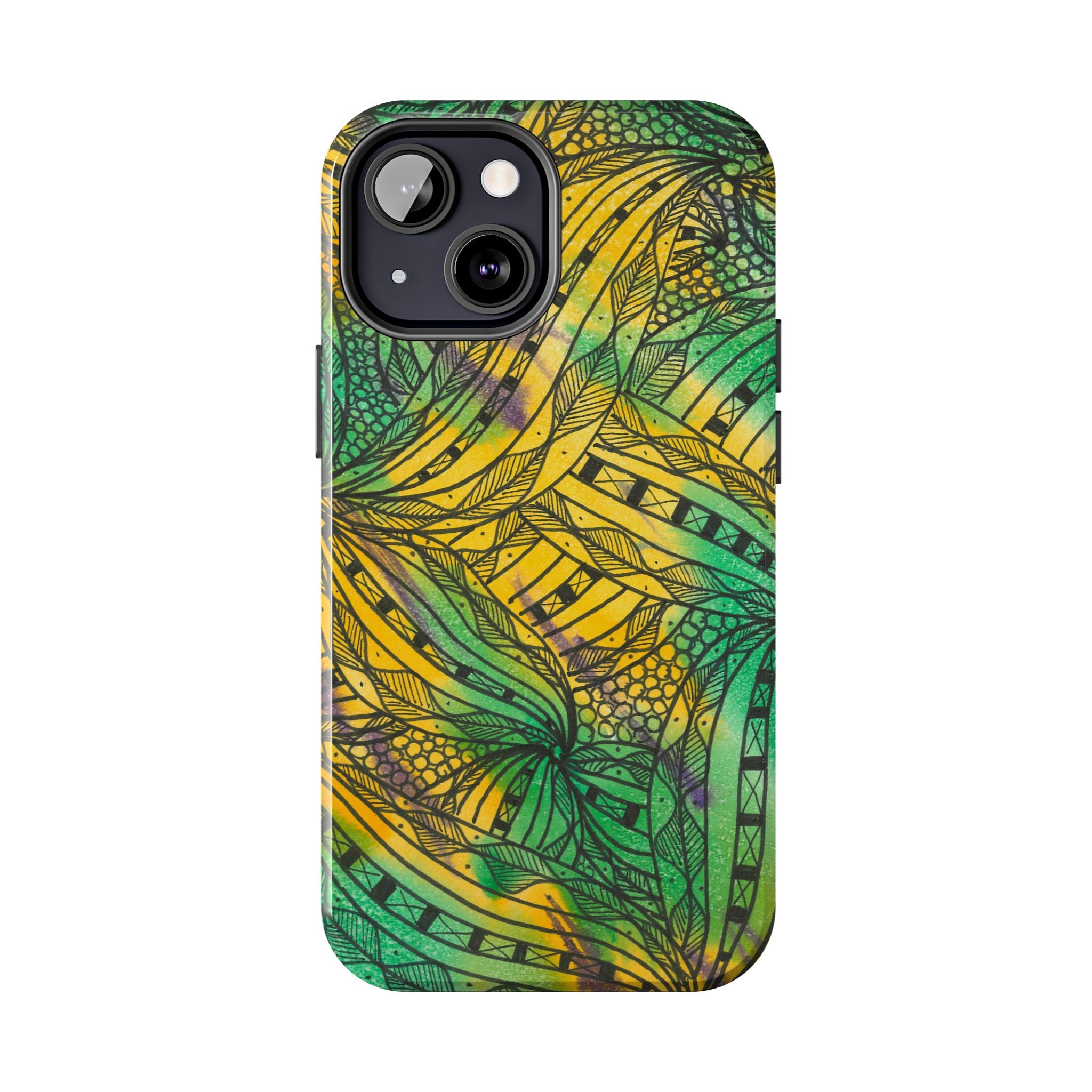 Tough Phone Case - All iPhones and Samsung Galaxys - Exciting Abstract Design #37 Shubbery!