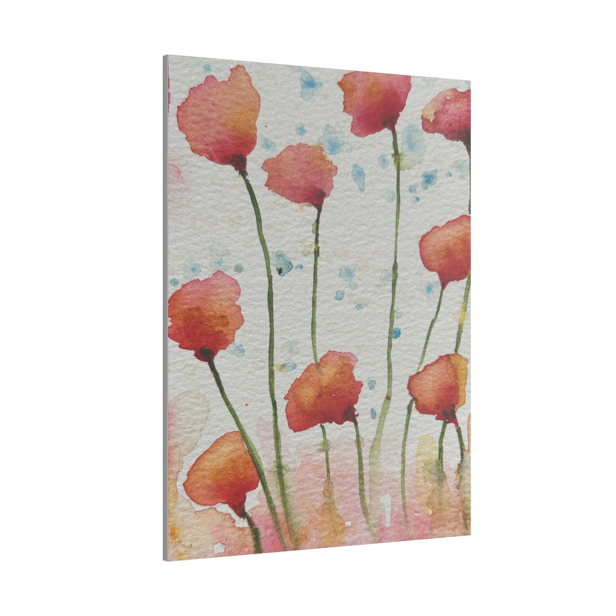Large Colourful Wall Art, Canvas Prints, For Office, Bedroom or Living Room, or Special Gift #94 Poppies Galore