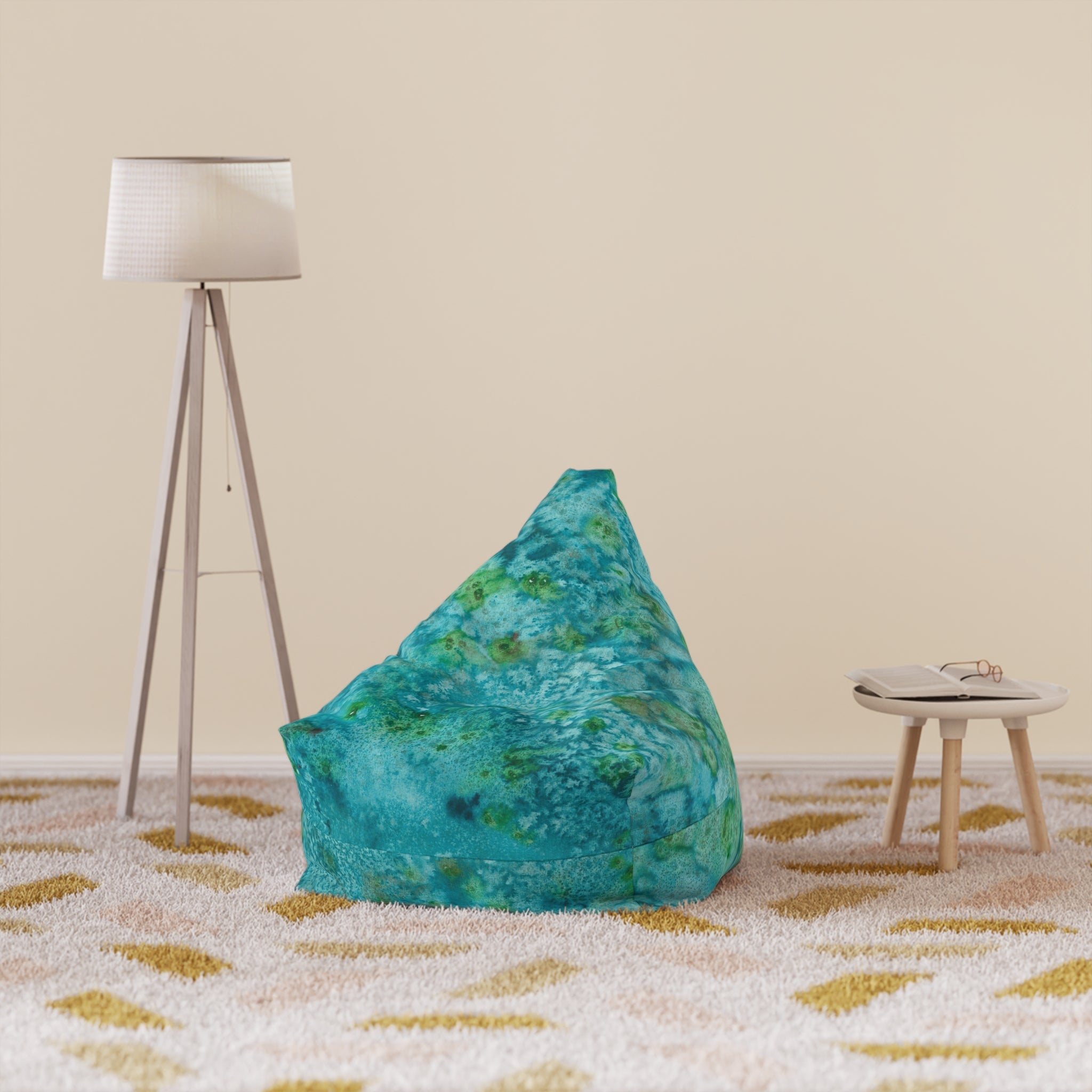 Bean Bag Chair Covers For Indoor & Outdoor - 2 Sizes - Exciting Abstract Design #83 Who Am I Today