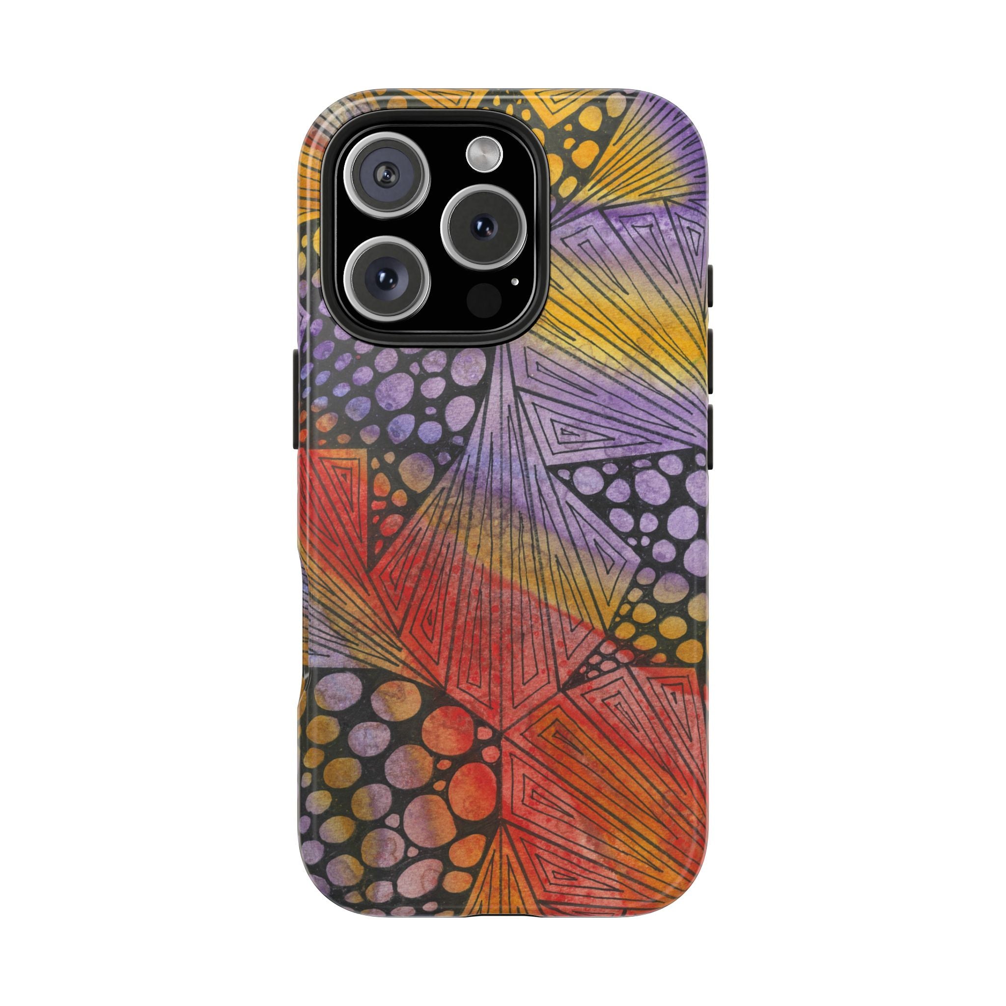 Tough Phone Case - All iPhones and Samsung Galaxys - Exciting Abstract Design #82 Fighting Delusions