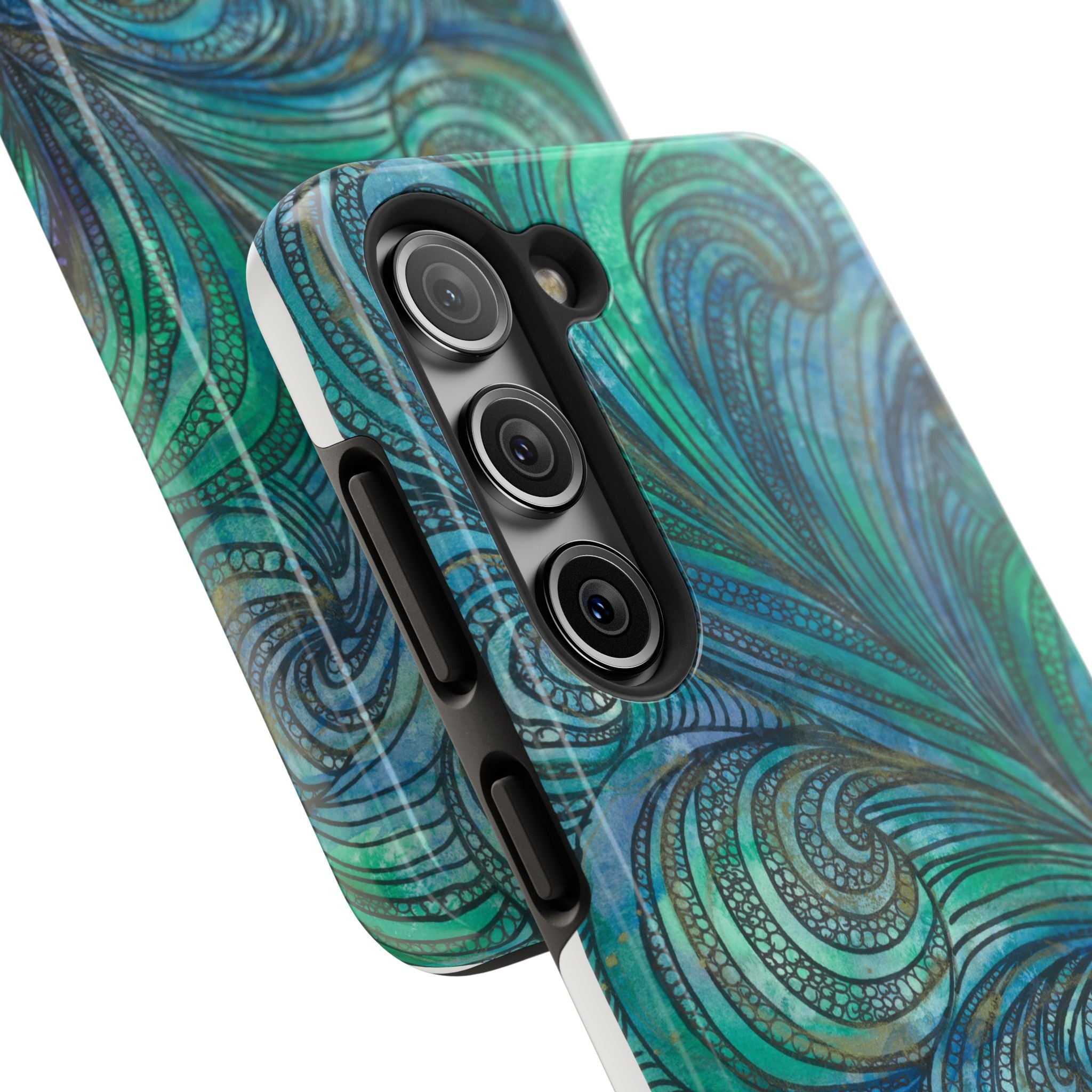 Tough Phone Case - All iPhones and Samsung Galaxys - Exciting Abstract Design #71 Call Of The Sea