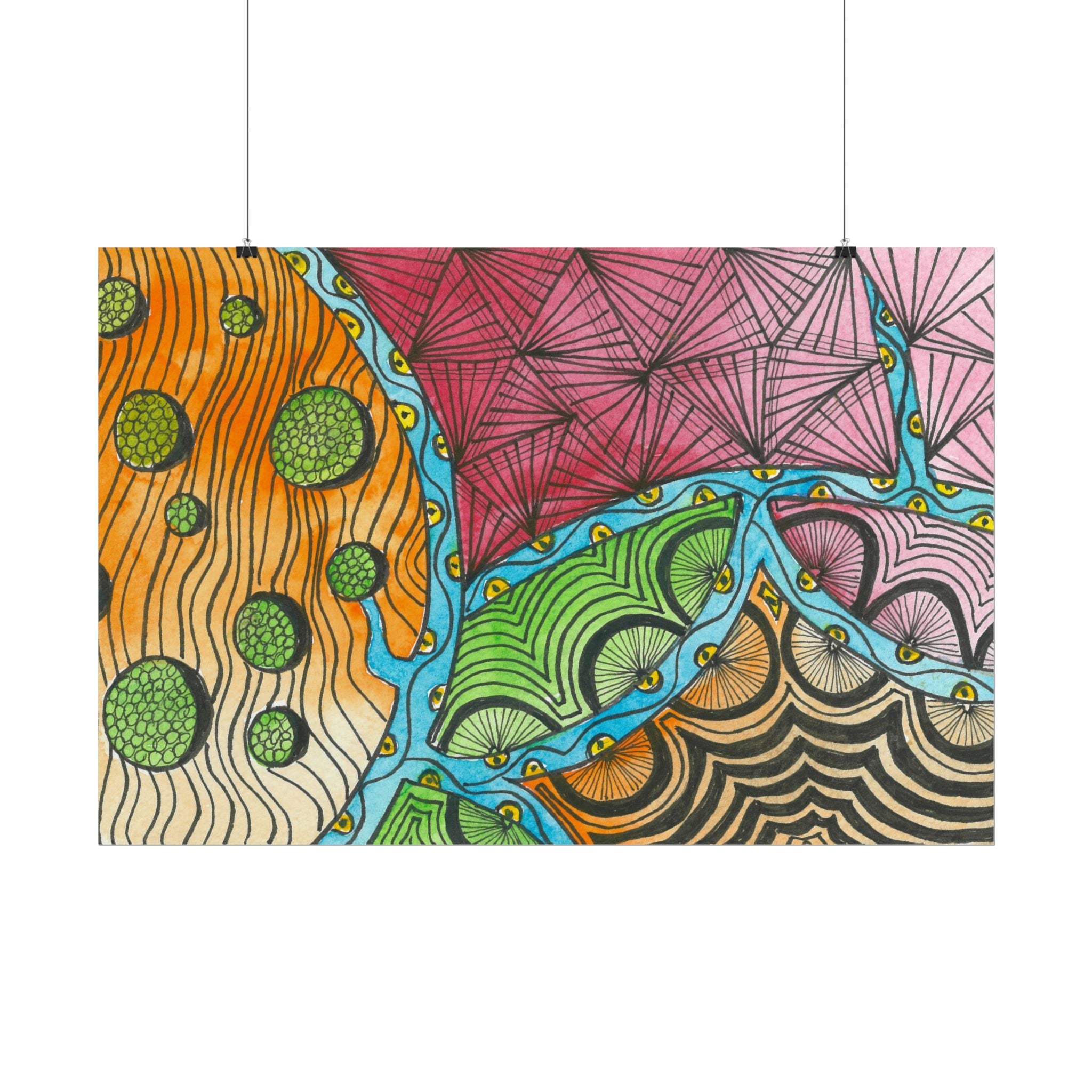 Large Colourful Wall Art, Posters & Prints, For Office, Bedroom or Living Room, or Special Gift #11 Today's The Day