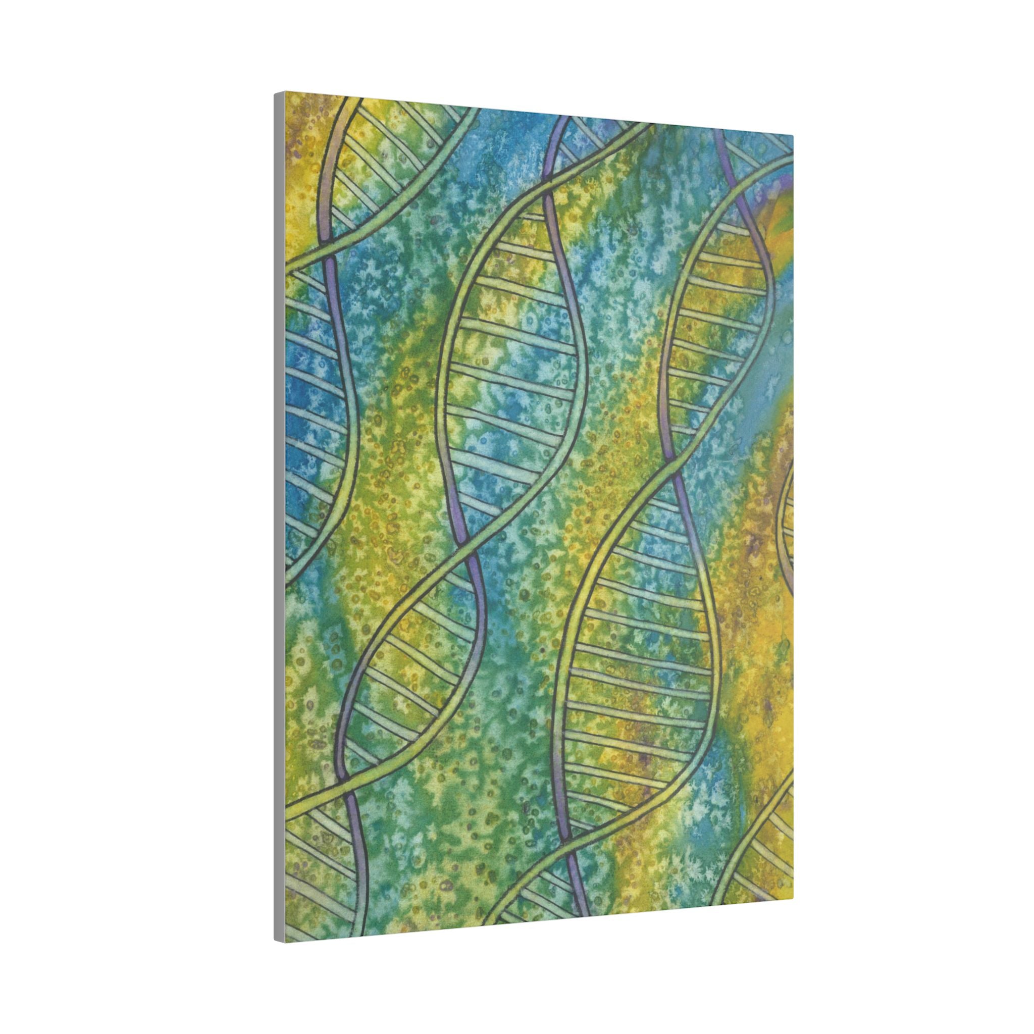 Large Colourful Wall Art, Canvas Prints, For Office, Bedroom or Living Room, or Special Gift #99 Crop of DNA