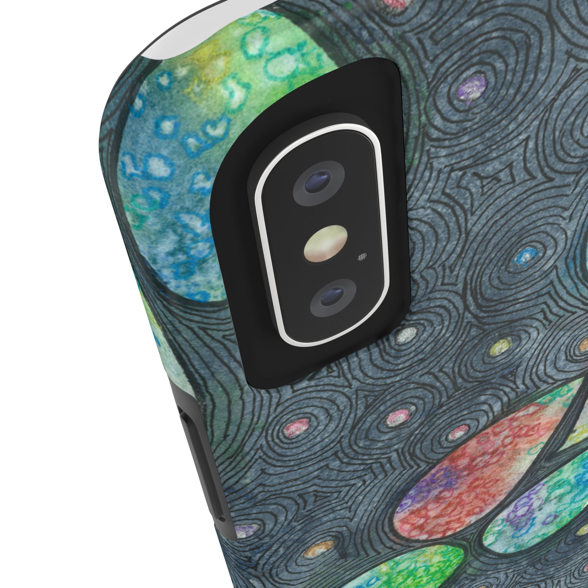 Tough Phone Case - All iPhones and Samsung Galaxys - Exciting Abstract Design #30 Give Us A Minute