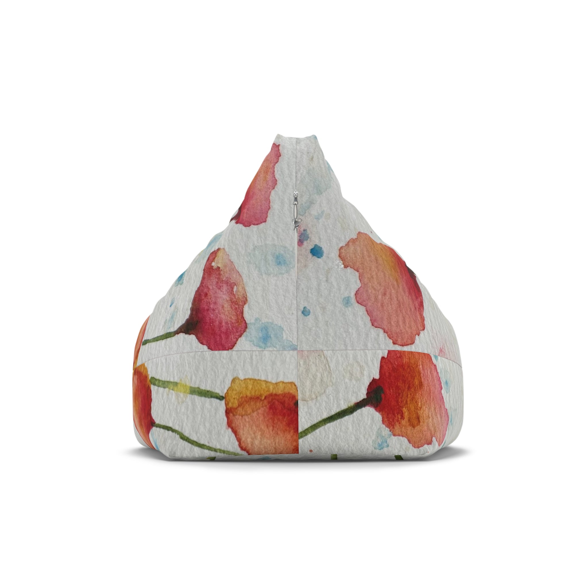 Bean Bag Chair Covers For Indoor & Outdoor - 2 Sizes - Exciting Abstract Design #94 Poppies Galore