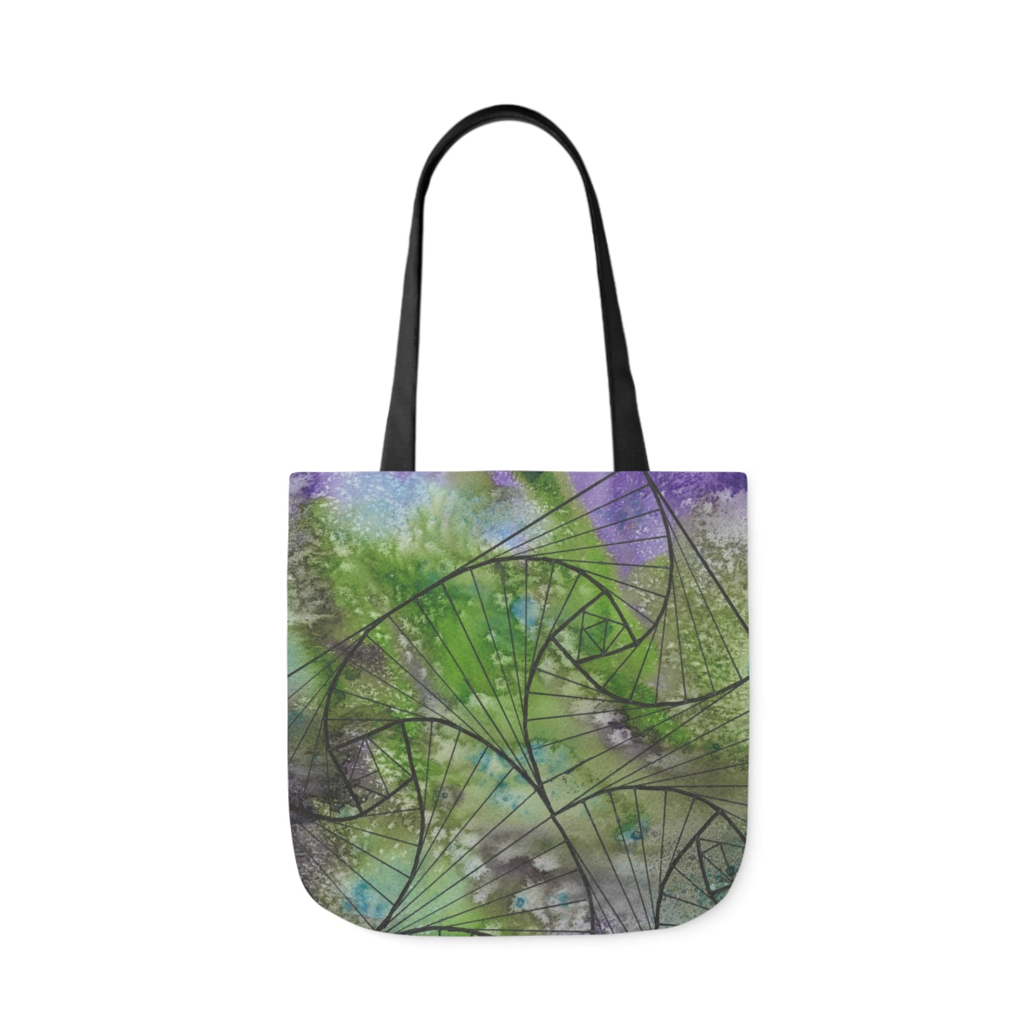 Canvas Tote Bags, Colourful Abstract Designs, 5-Color Straps, 3 Sizes.  For Family and friends or a Special Gift #55 Of Course Im Sure