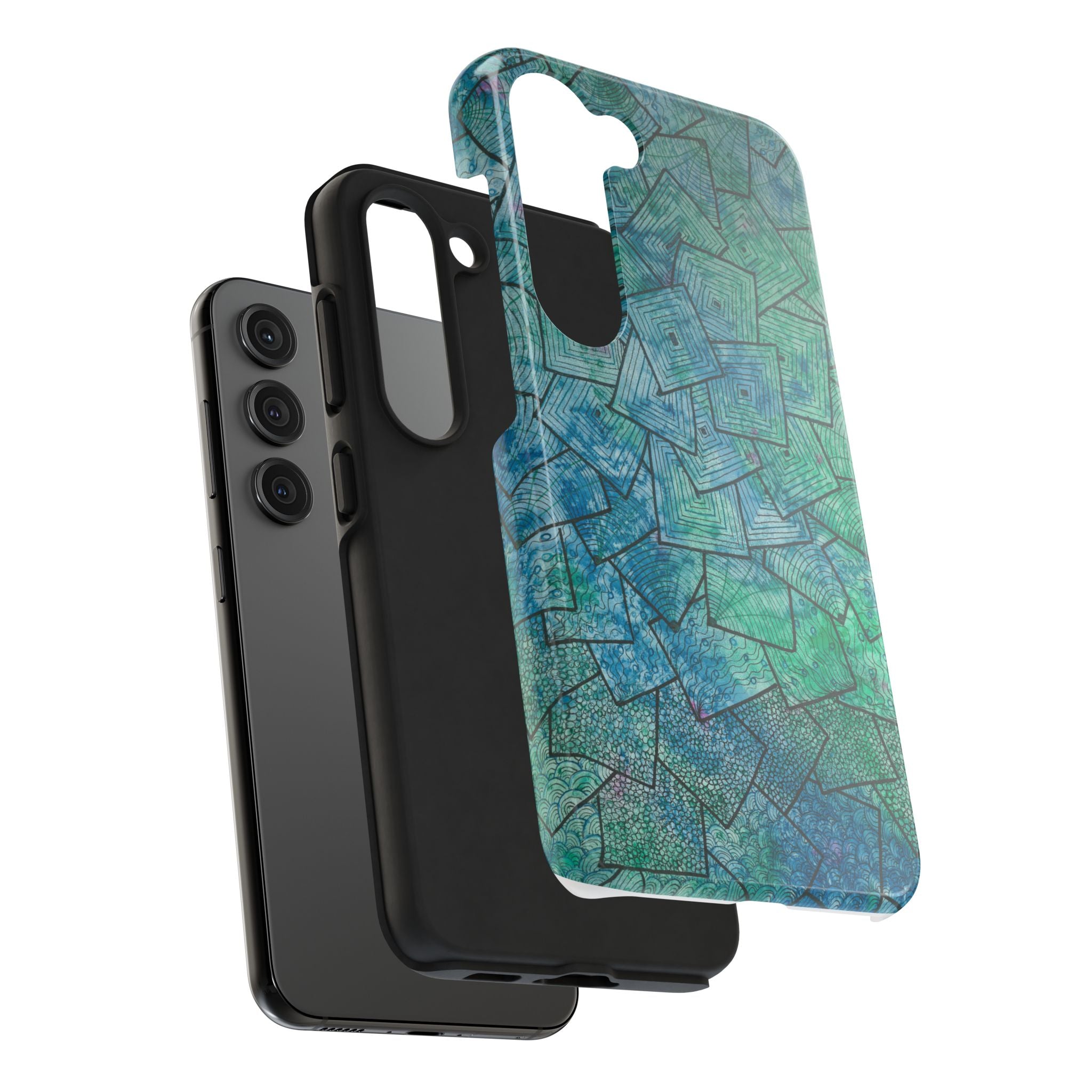 Tough Phone Case - All iPhones and Samsung Galaxys - Exciting Abstract Design #65 And The Answer Is