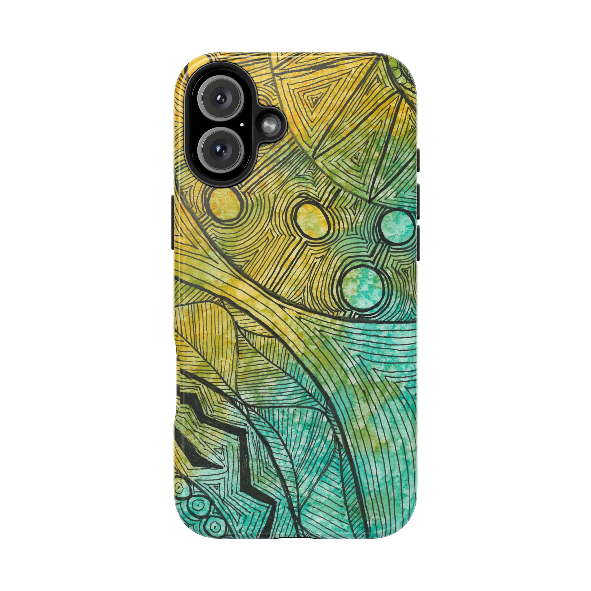 Tough Phone Case - All iPhones and Samsung Galaxys - Exciting Abstract Design #27 Come What May
