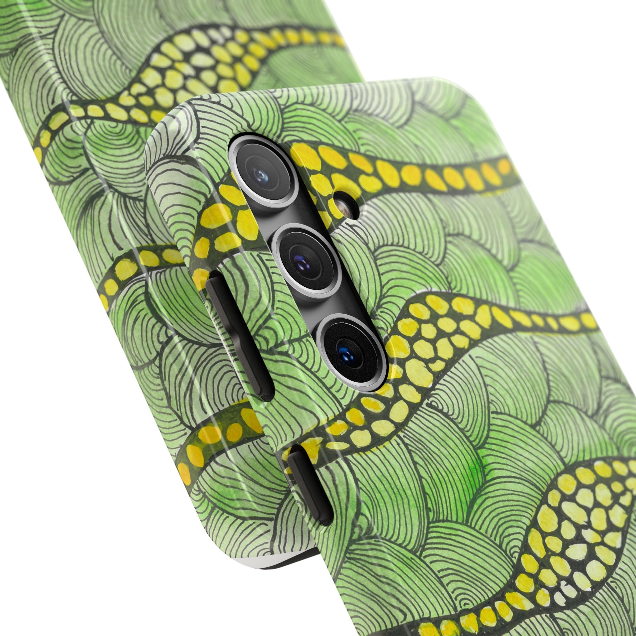 Tough Phone Case - All iPhones and Samsung Galaxys - Exciting Abstract Design #13 Watcha Thinking