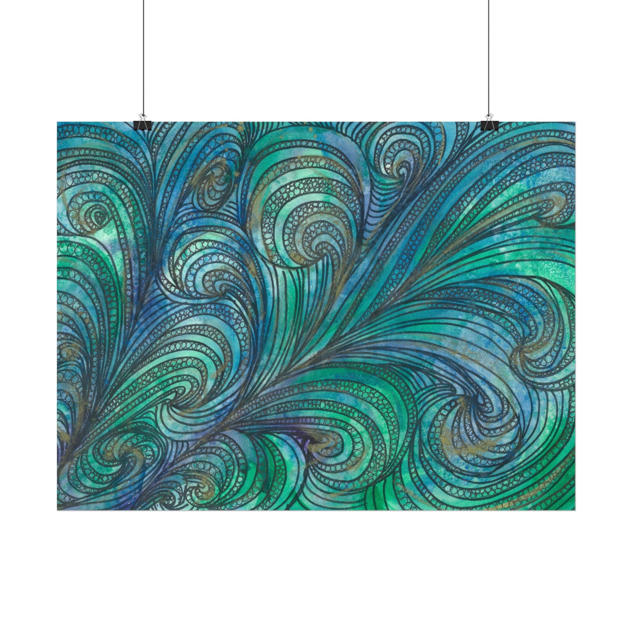 Large Colourful Wall Art, Posters & Prints, For Office, Bedroom or Living Room, or Special Gift #71 Call Of The Sea