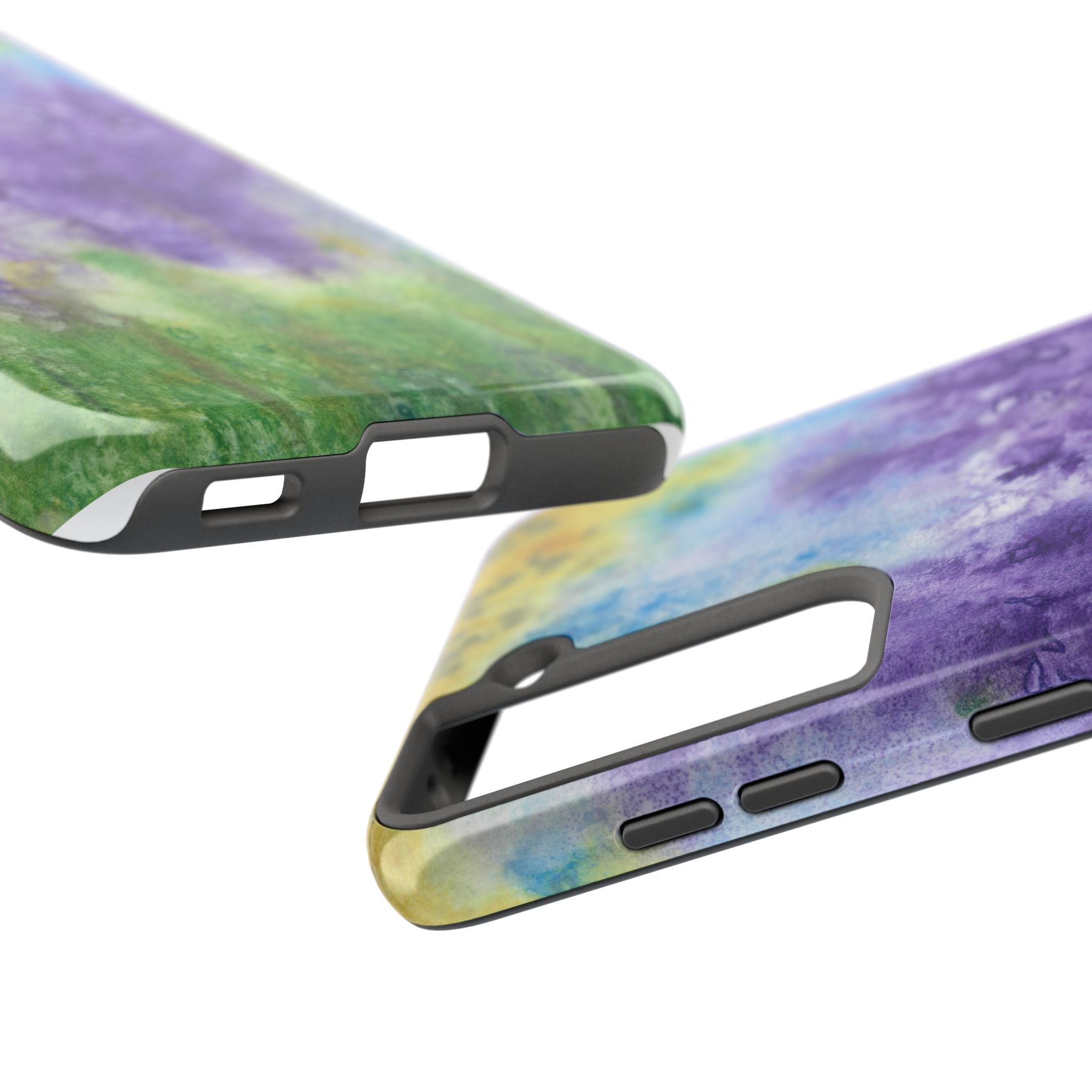 Tough Phone Case - All iPhones and Samsung Galaxys - Exciting Abstract Design #74 Lavender Fields
