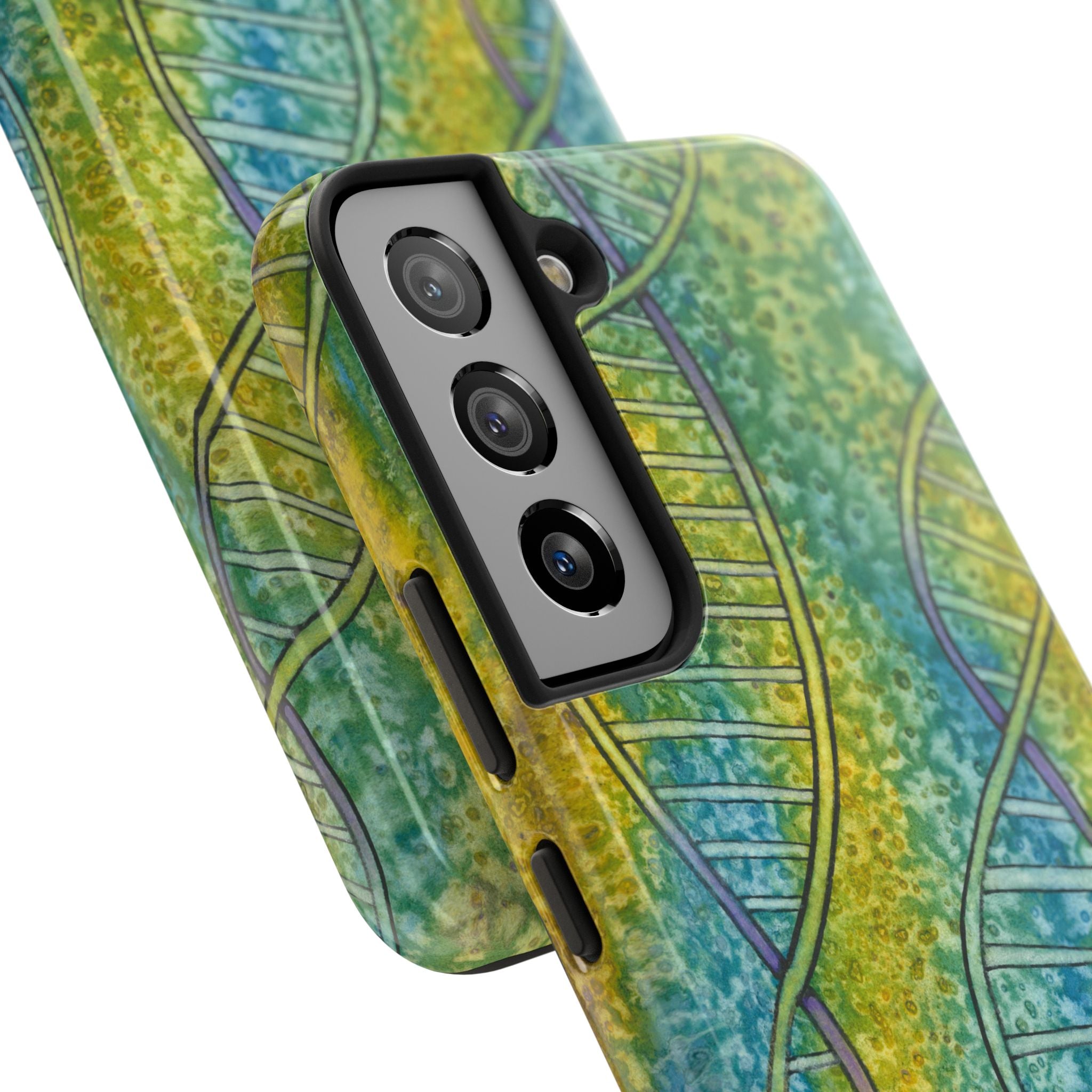 Tough Phone Case - All iPhones and Samsung Galaxys - Exciting Abstract Design #99 Crop of DNA