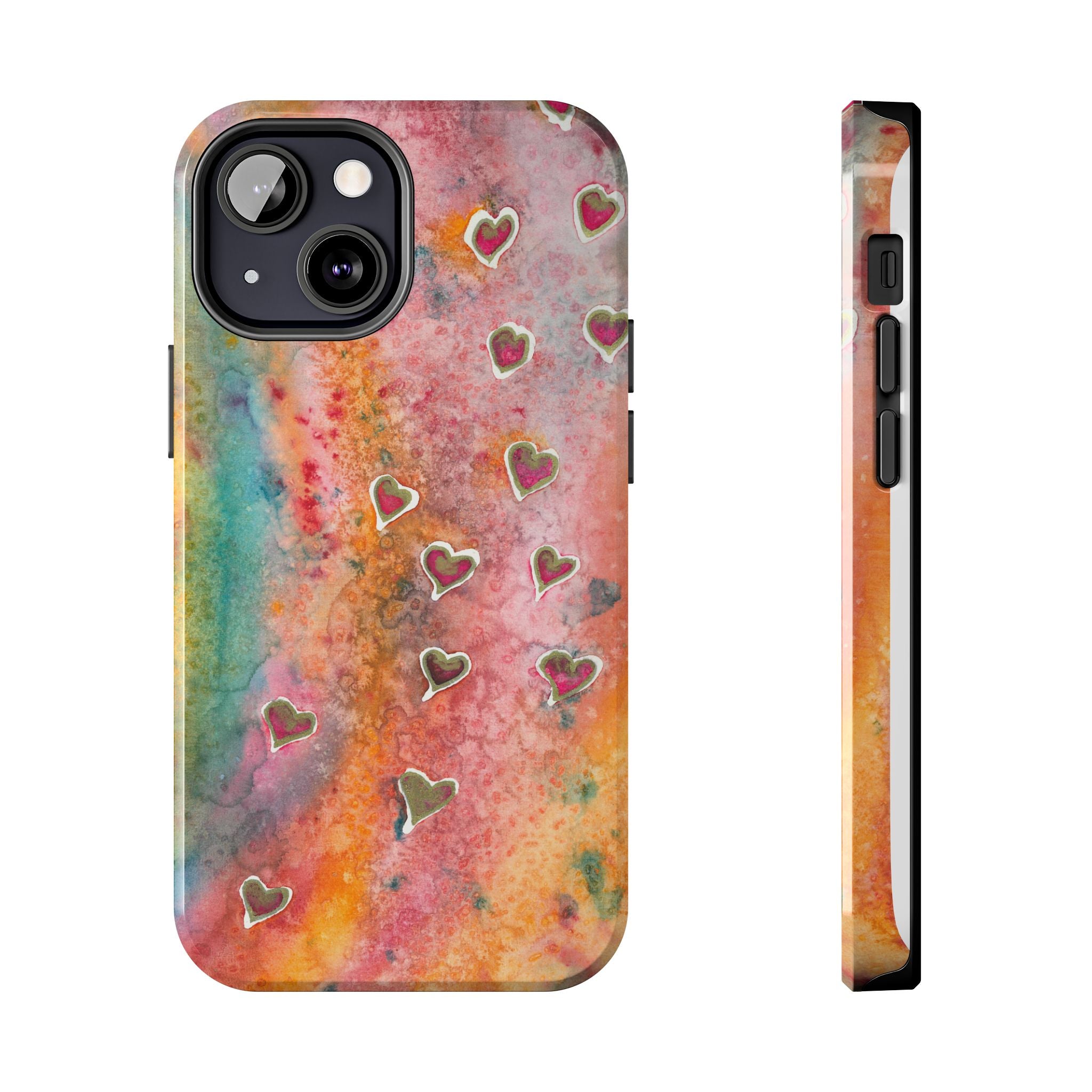 Tough Phone Case - All iPhones and Samsung Galaxys - Exciting Abstract Design #96 Love, Friendship, integrity