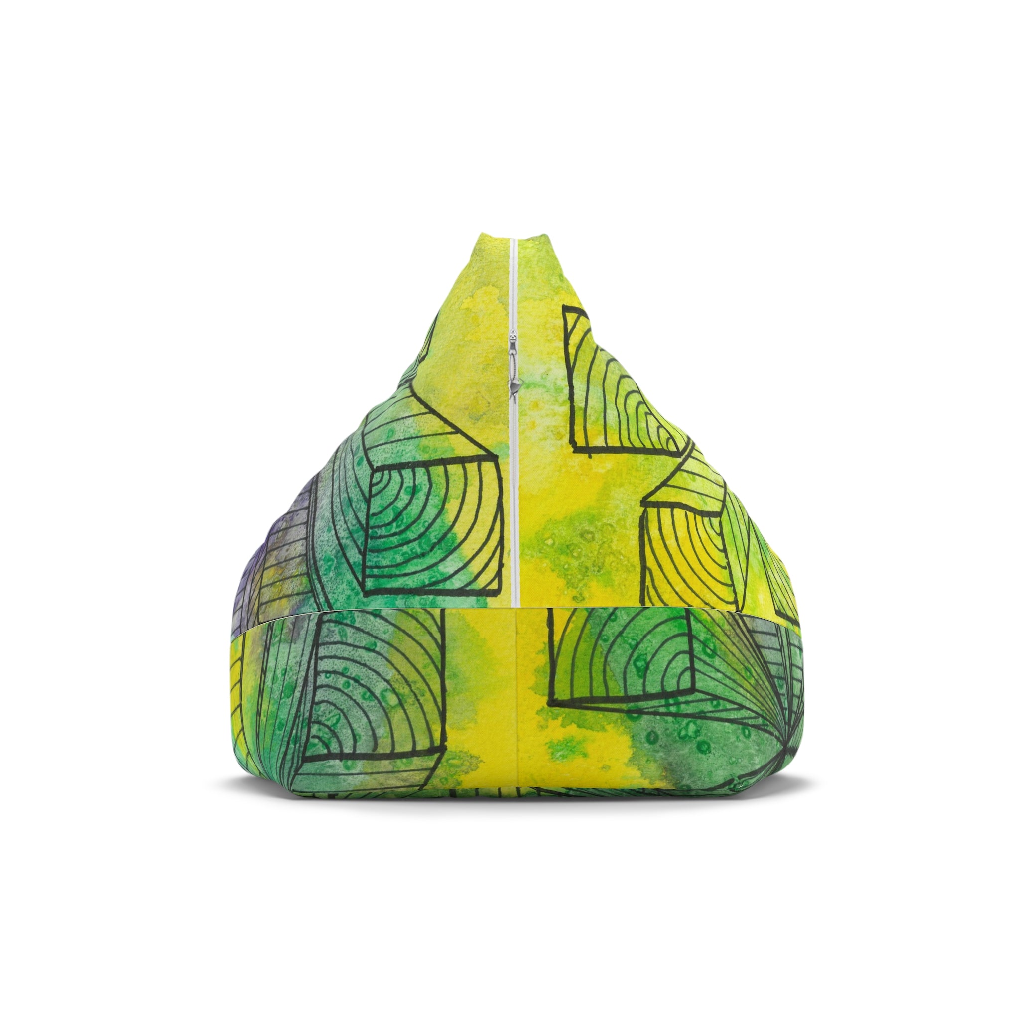 Bean Bag Chair Covers For Indoor & Outdoor - 2 Sizes - Exciting Abstract Design #89 The Wayseers