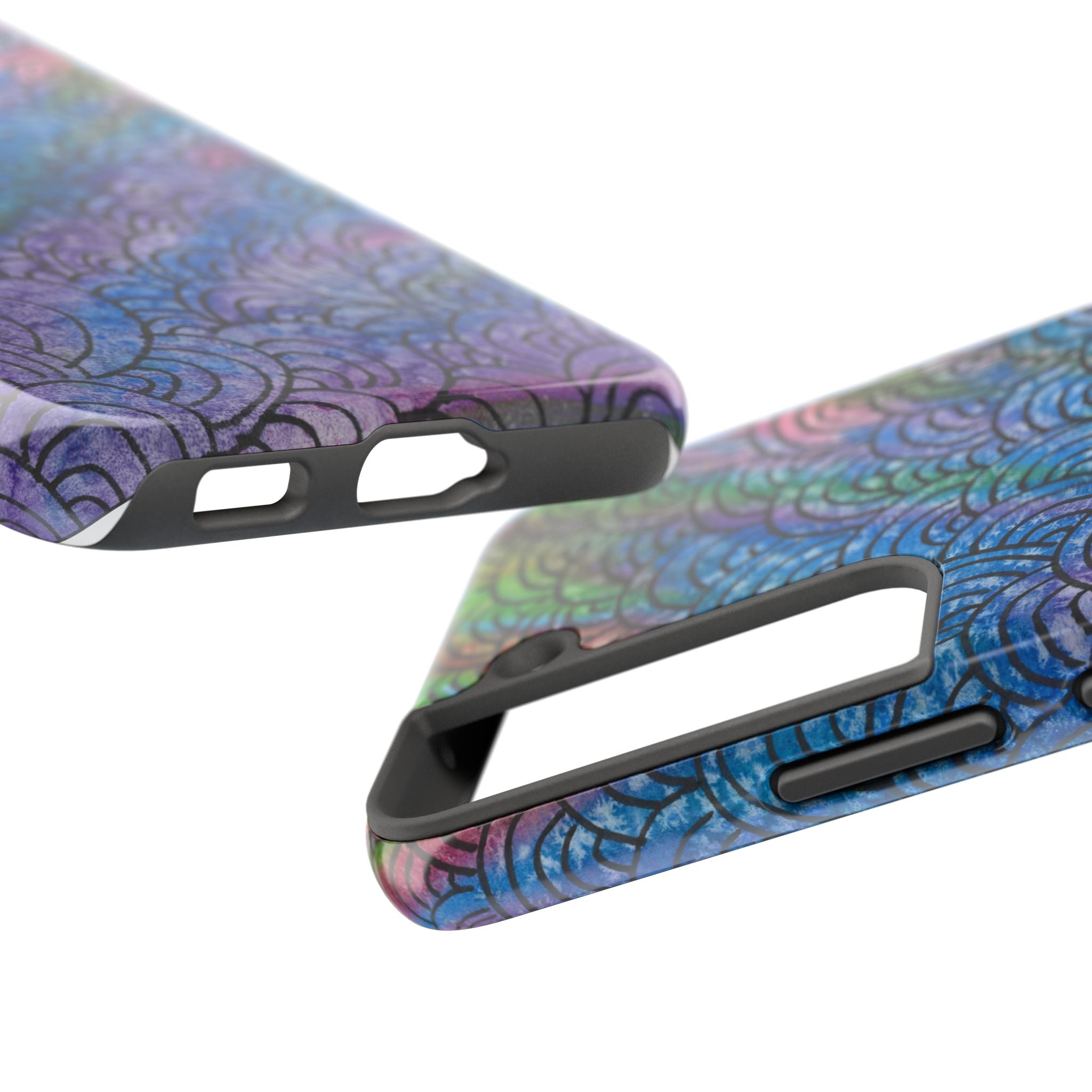 Tough Phone Case - All iPhones and Samsung Galaxys - Exciting Abstract Design #84 Ah! The Past